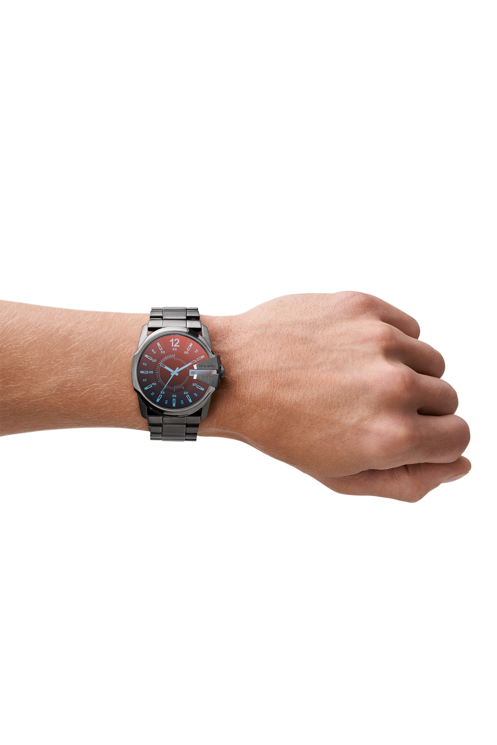Diesel men's master chief stainless steel quartz watch store