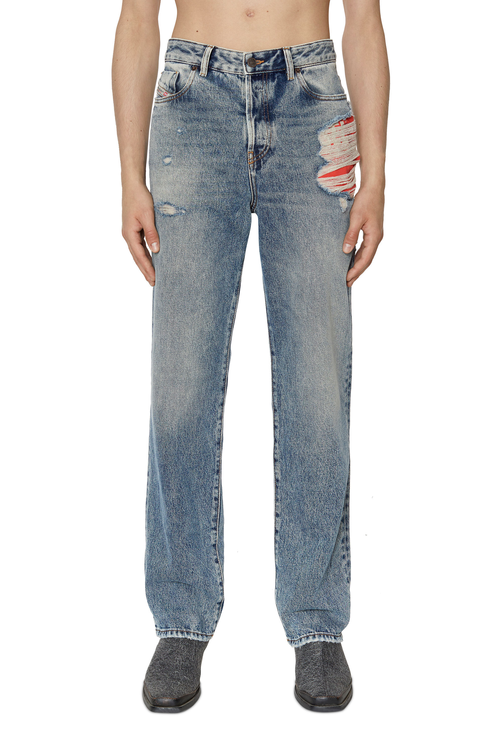 【海外限定】 Medium Straight Man: D-Rekiv 1955 blue Diesel | Jeans パンツ