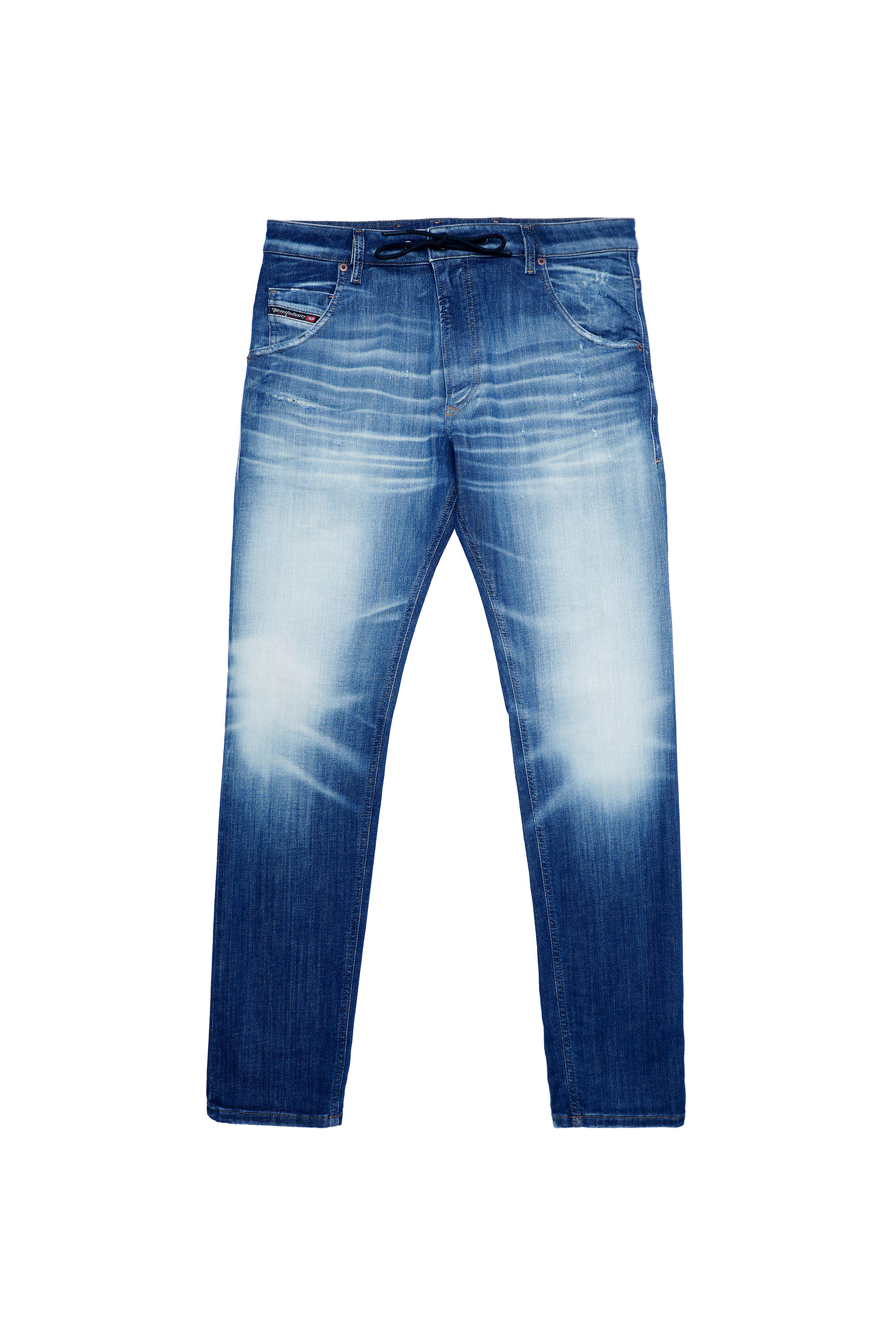 Diesel - Krooley JoggJeans® 09B52 Tapered, Bleu moyen - Image 2