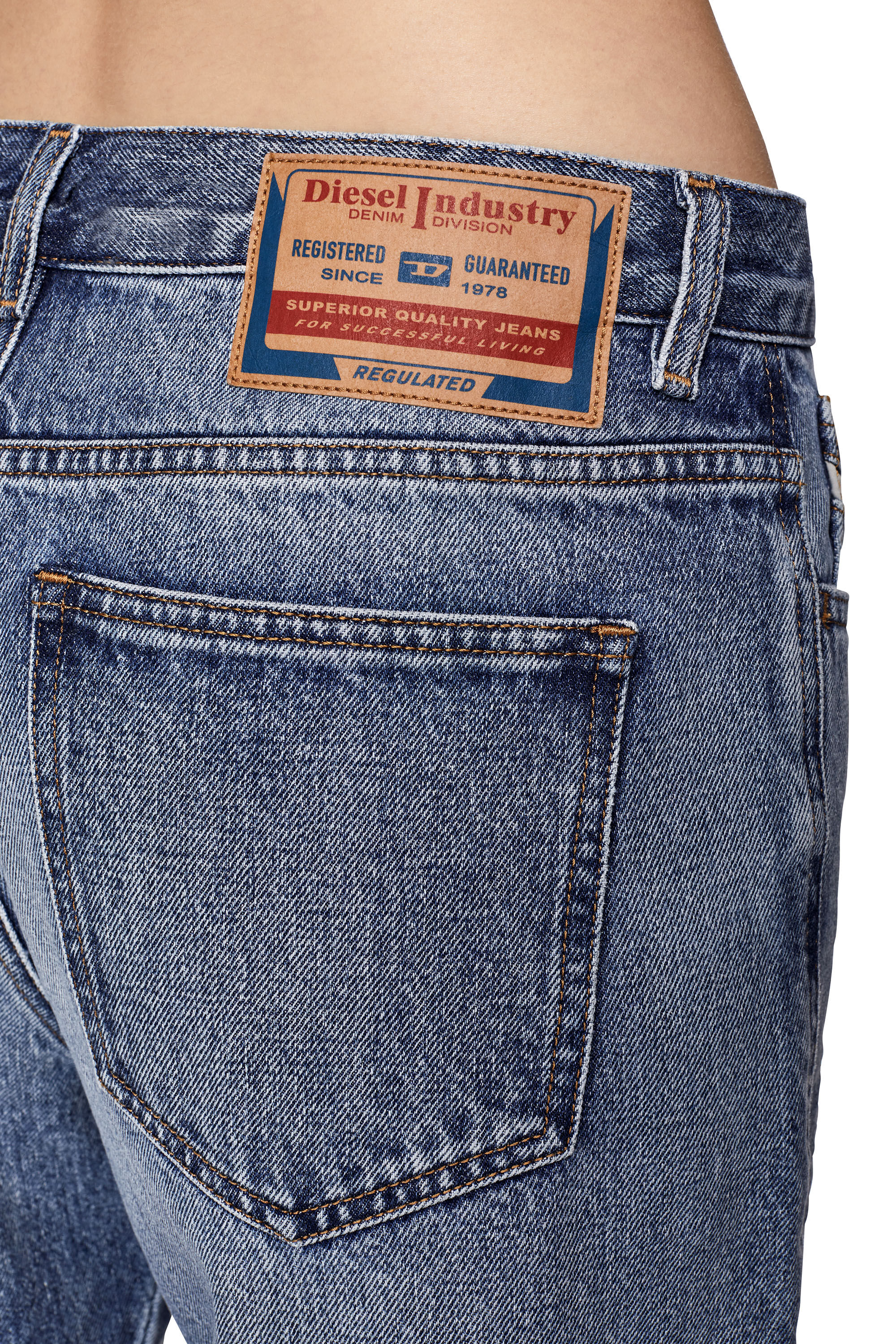 Diesel - Boyfriend Jeans 2016 D-Air 007C2, Medium Blue - Image 4