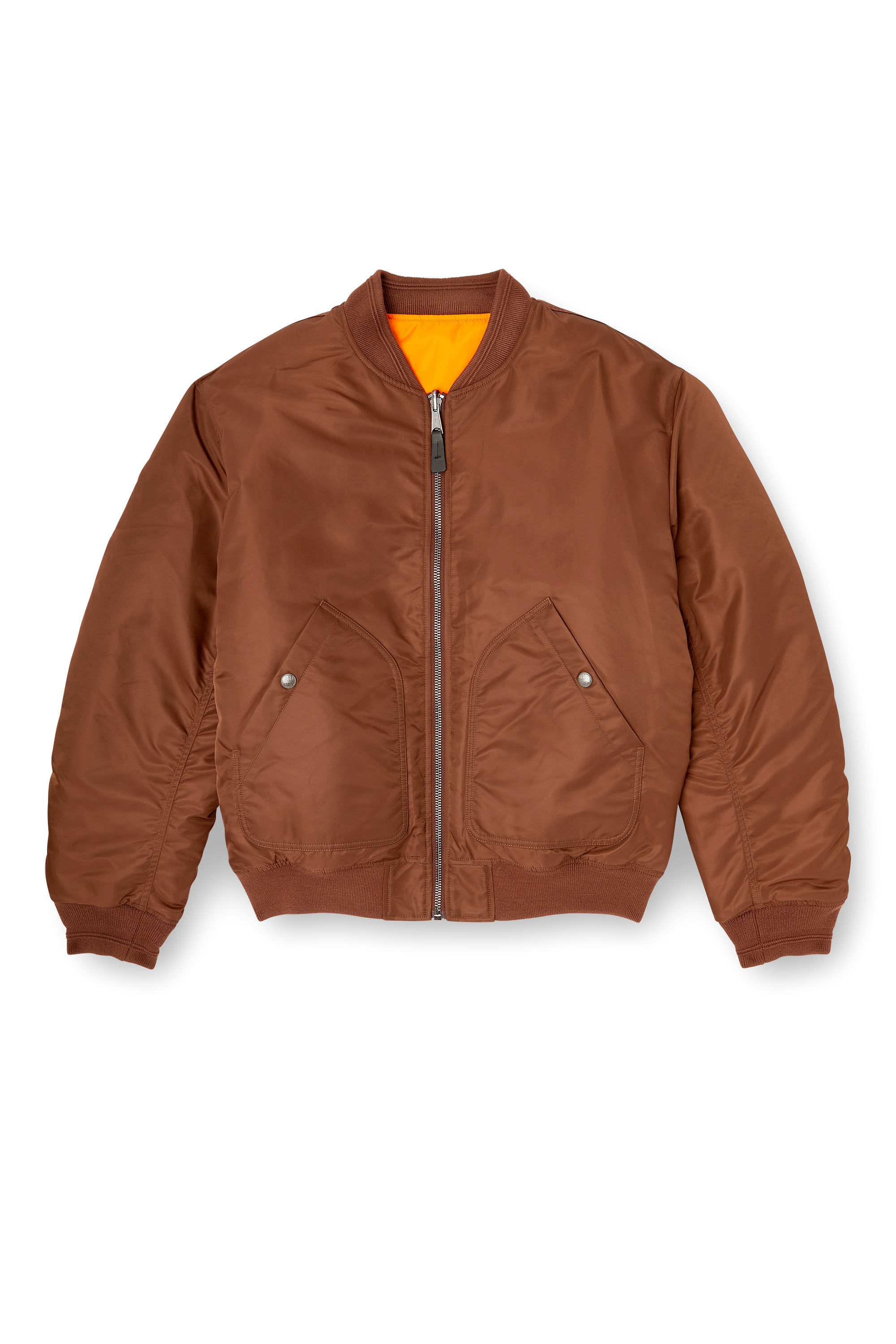 Diesel - J-HELD, Veste bomber en nylon rembourré avec Oval D Homme in ToBeDefined - 2