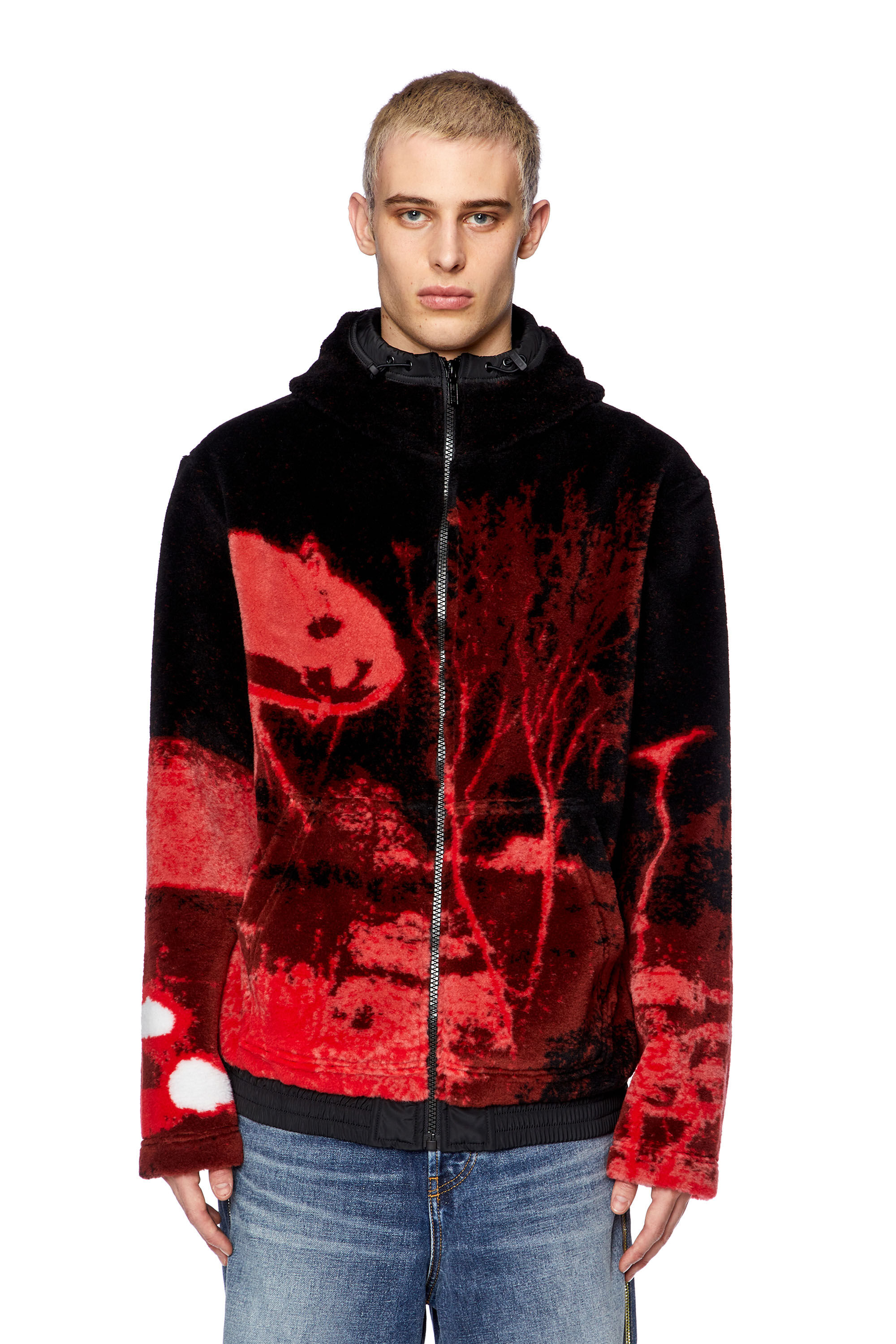 Diesel clearance hoodie red