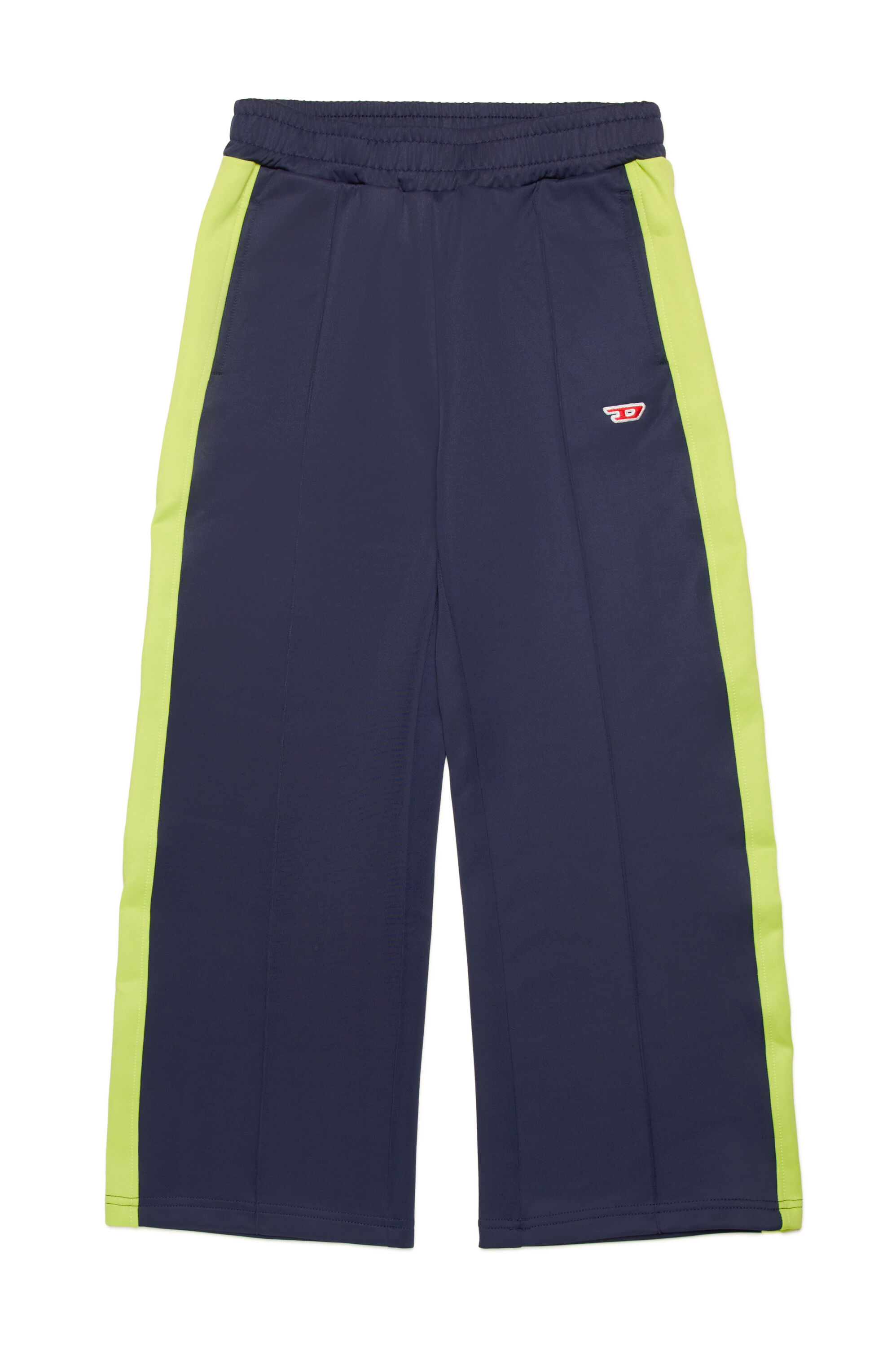 Diesel - PZALOG, Pantalon de survêtement avec couture frontale et bandes latérales Homme in Bleu - 1