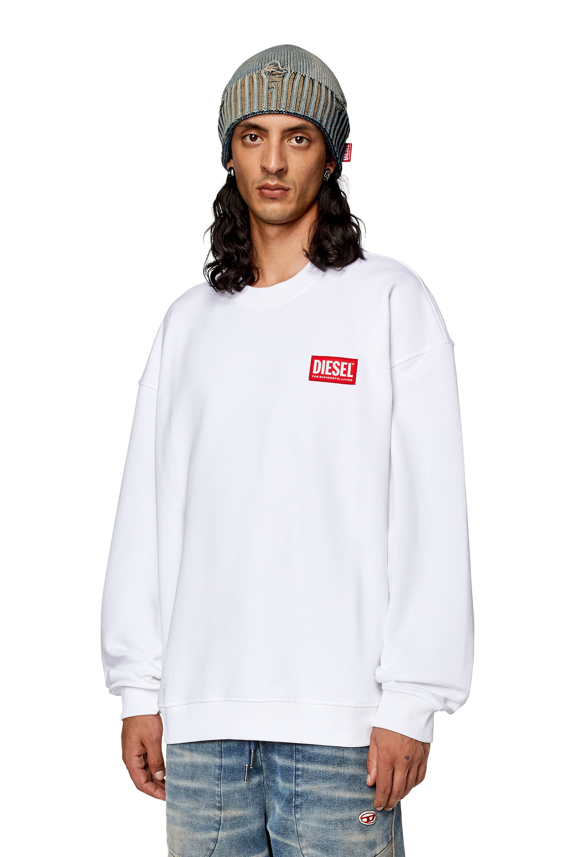 White diesel sweatshirt clearance