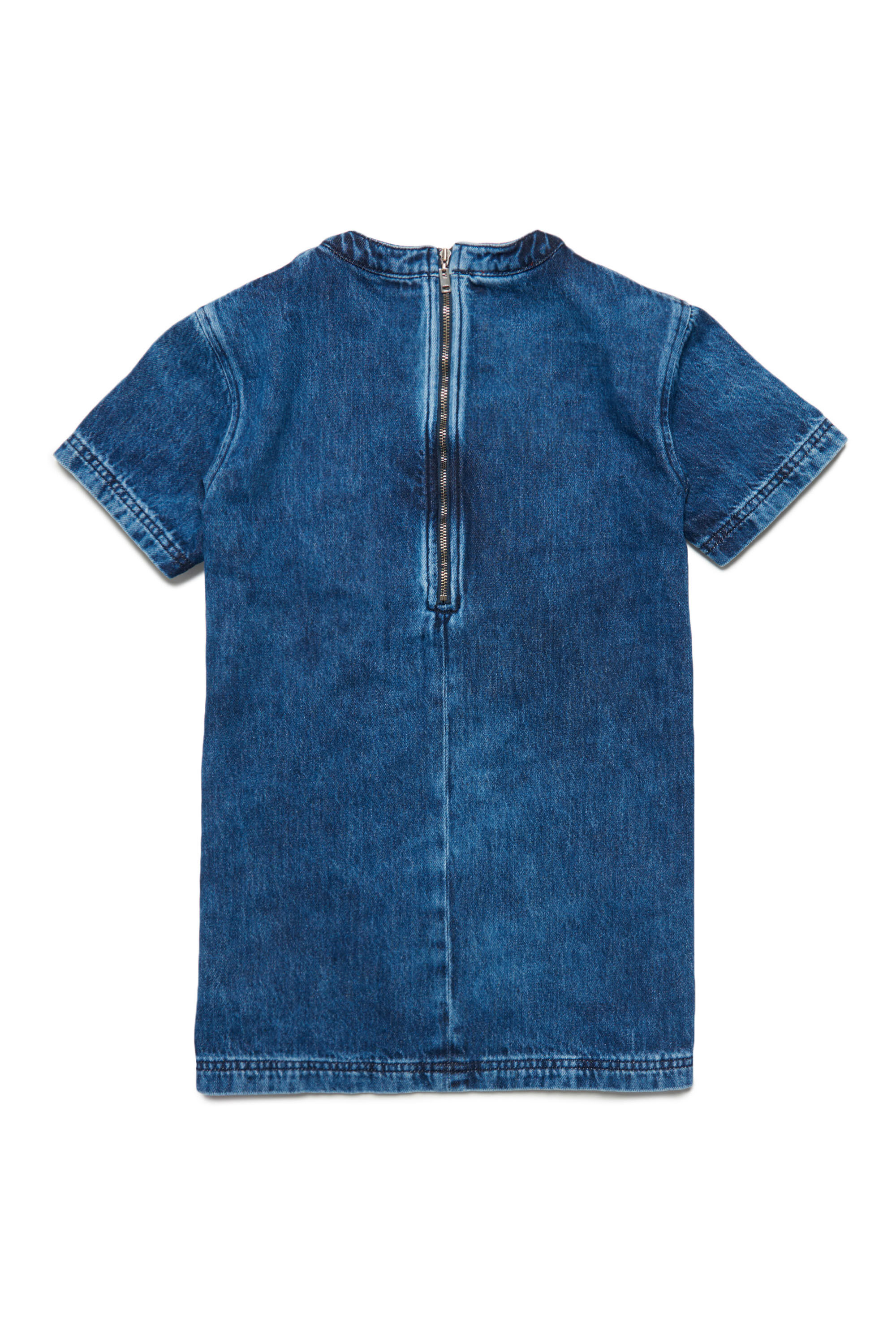 DALILA Girl Denim dress with embossed logo Diesel
