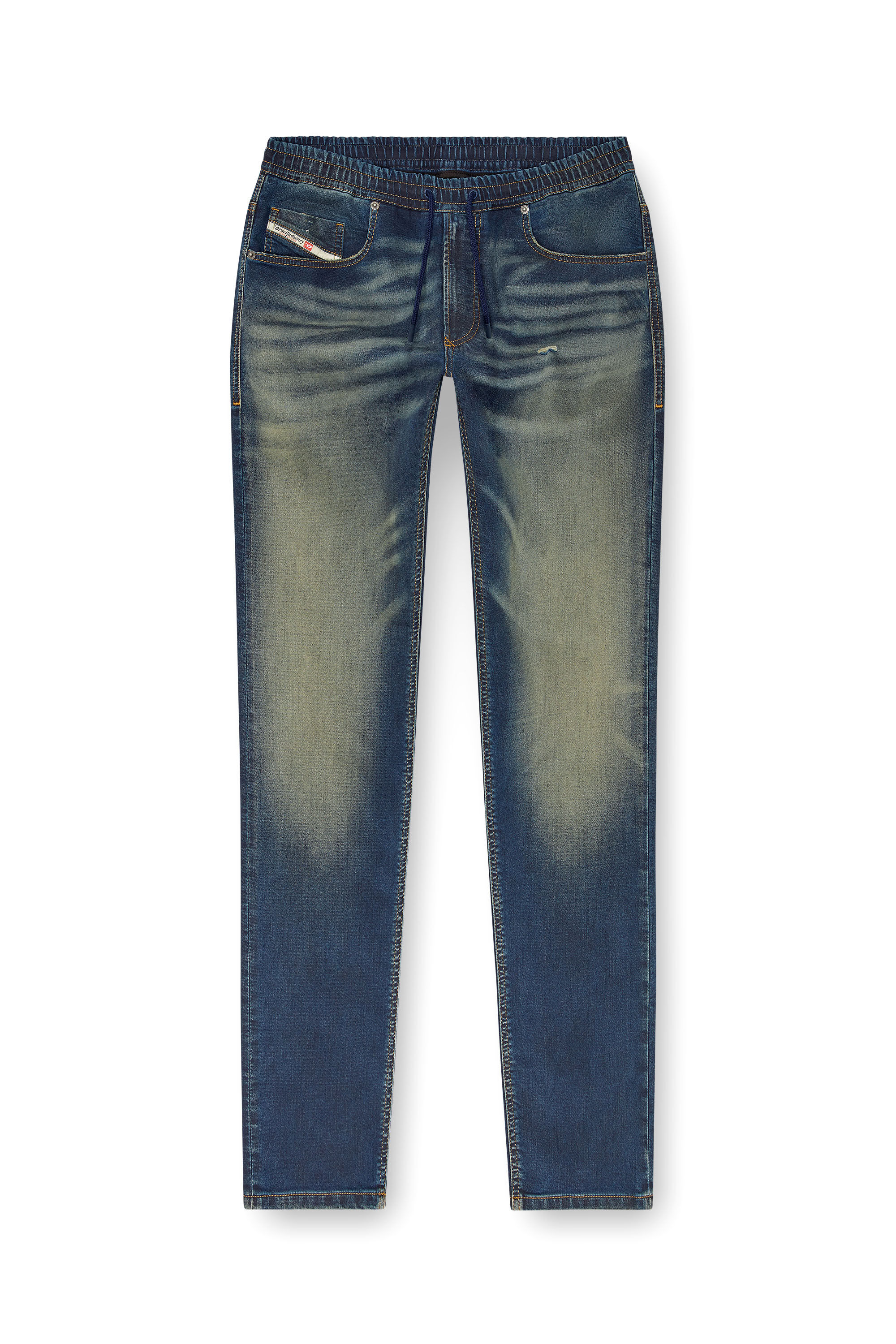 Diesel - Homme Tapered 2030 D-Krooley Joggjeans® 09J34, Bleu Foncé - Image 2