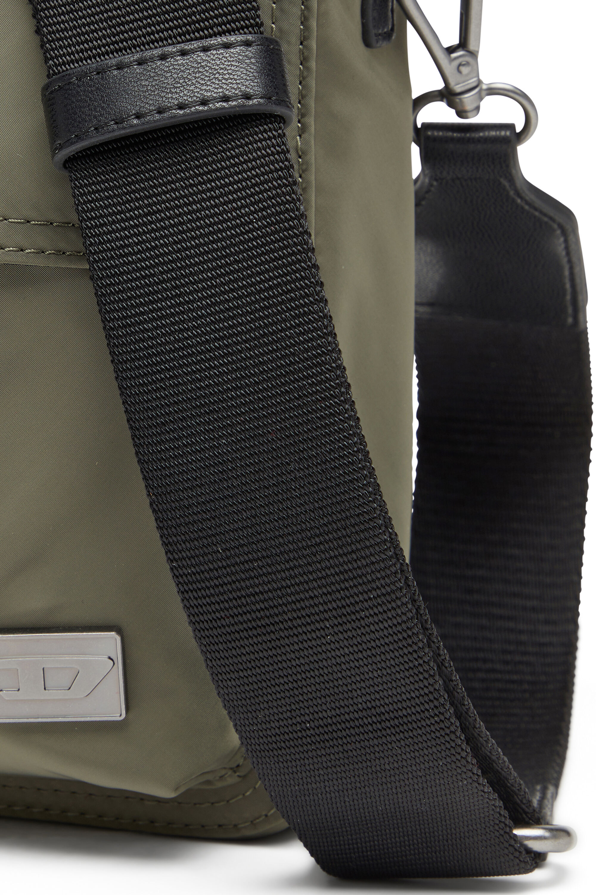 Diesel - MULTI-PKTS CROSSBODY X, Sac à bandoulière en étoffe utilitaire Mixte in Vert - 5