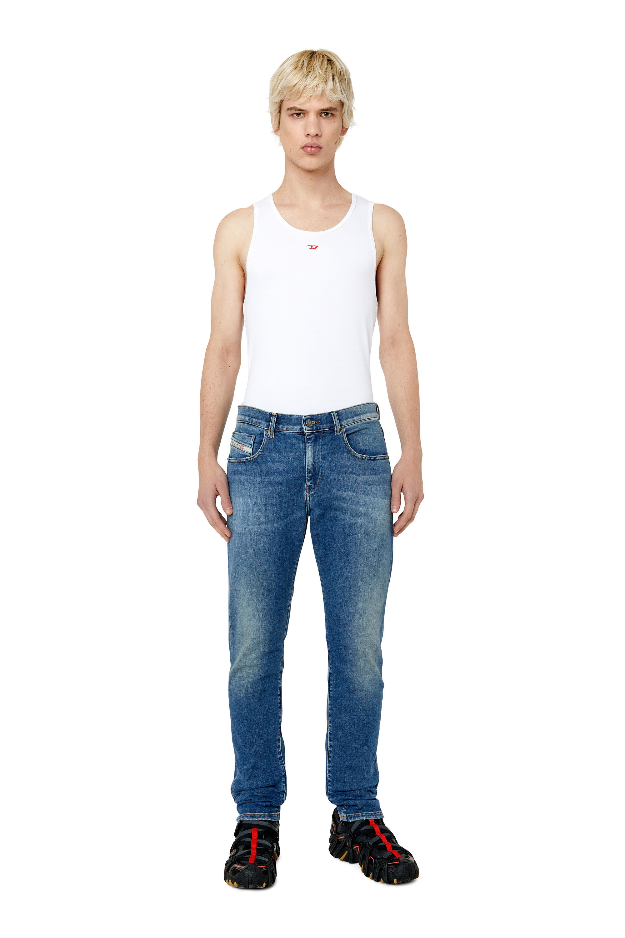 人気を誇る Man: D-STRUKT-Z-T Slim Diesel | Jeans blue Medium パンツ