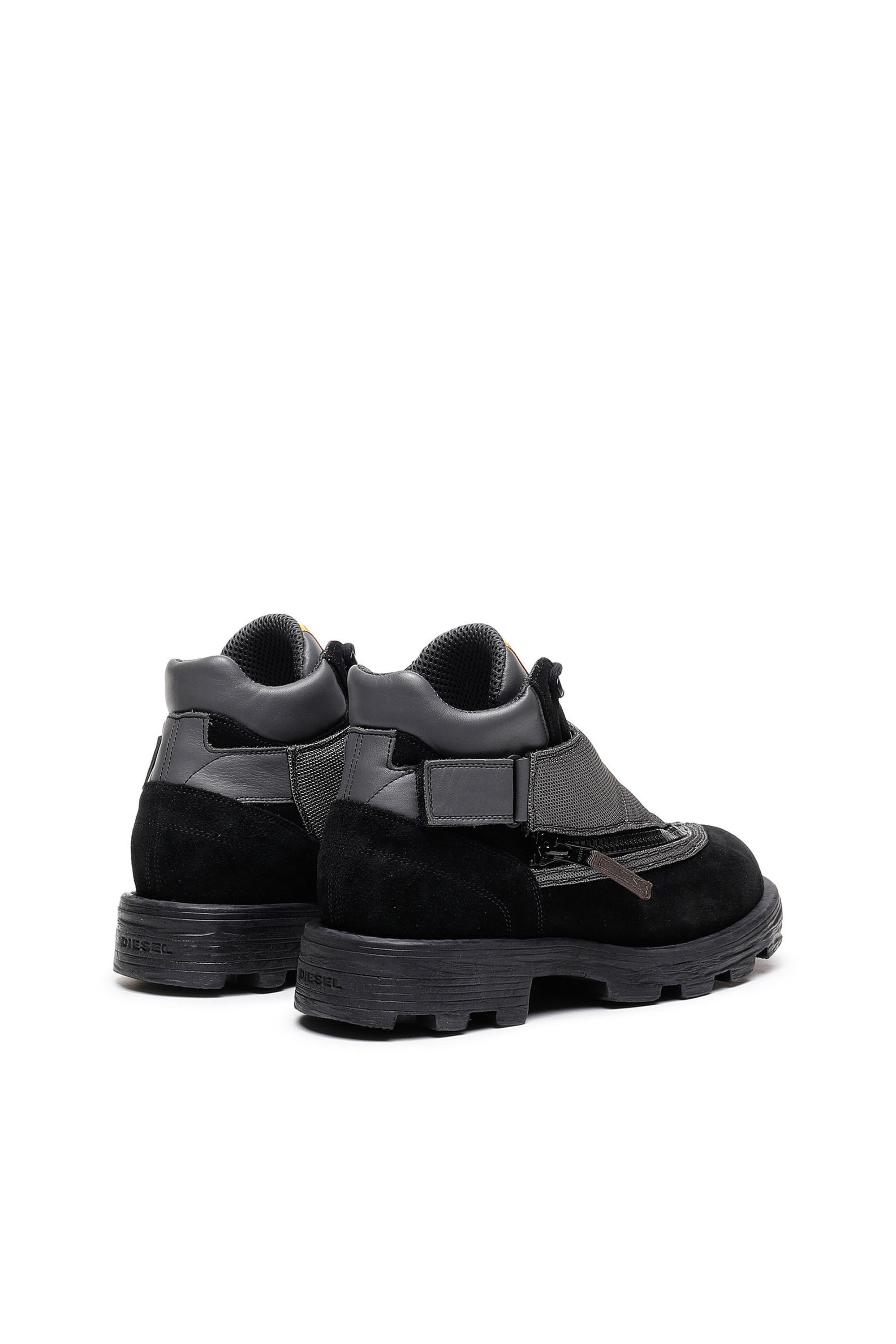 D HAMMER MB Man Suede monk strap ankle boots Diesel
