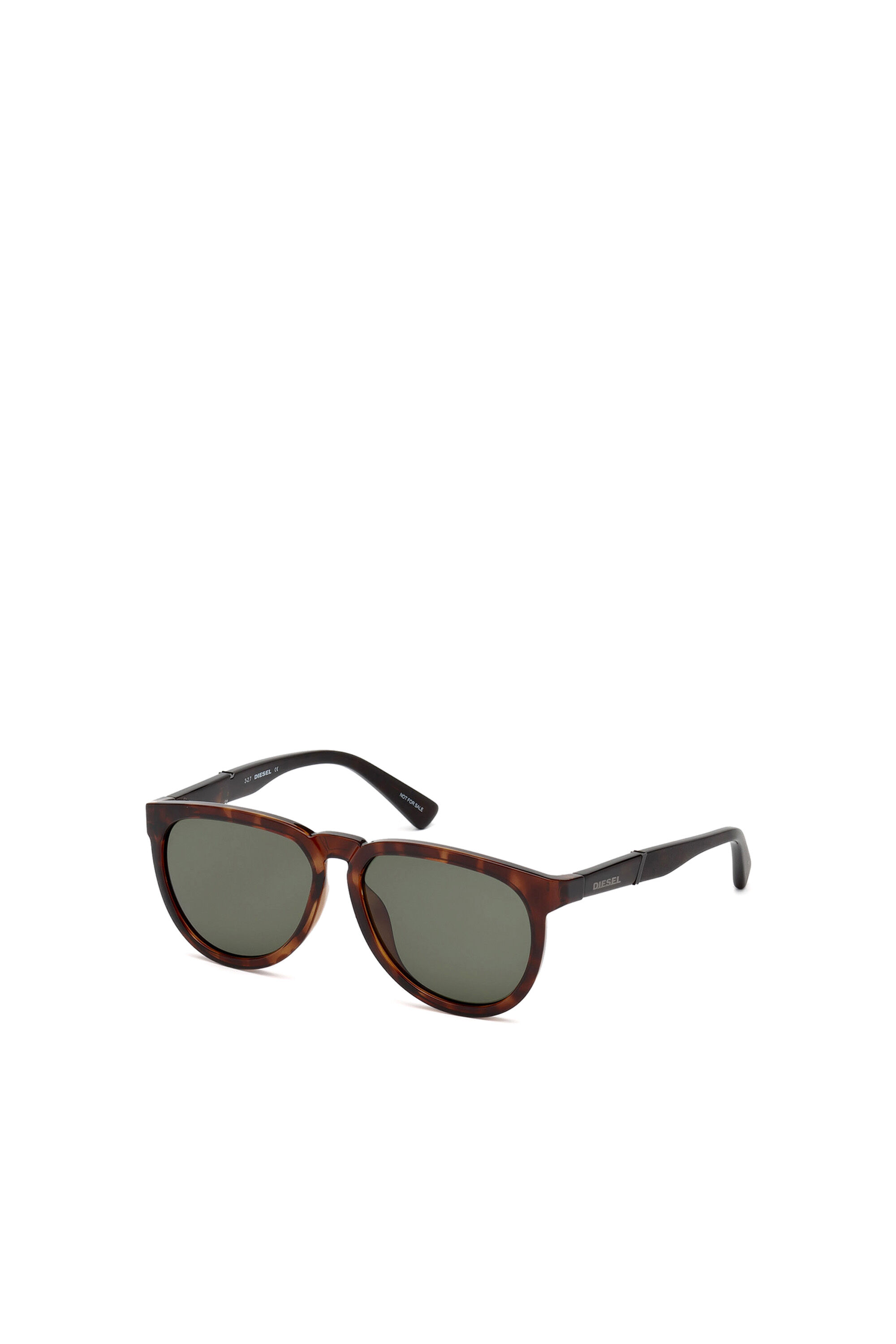 Diesel - DL0272, Unisex's Pilot shape kid eyewear in Brown - 2