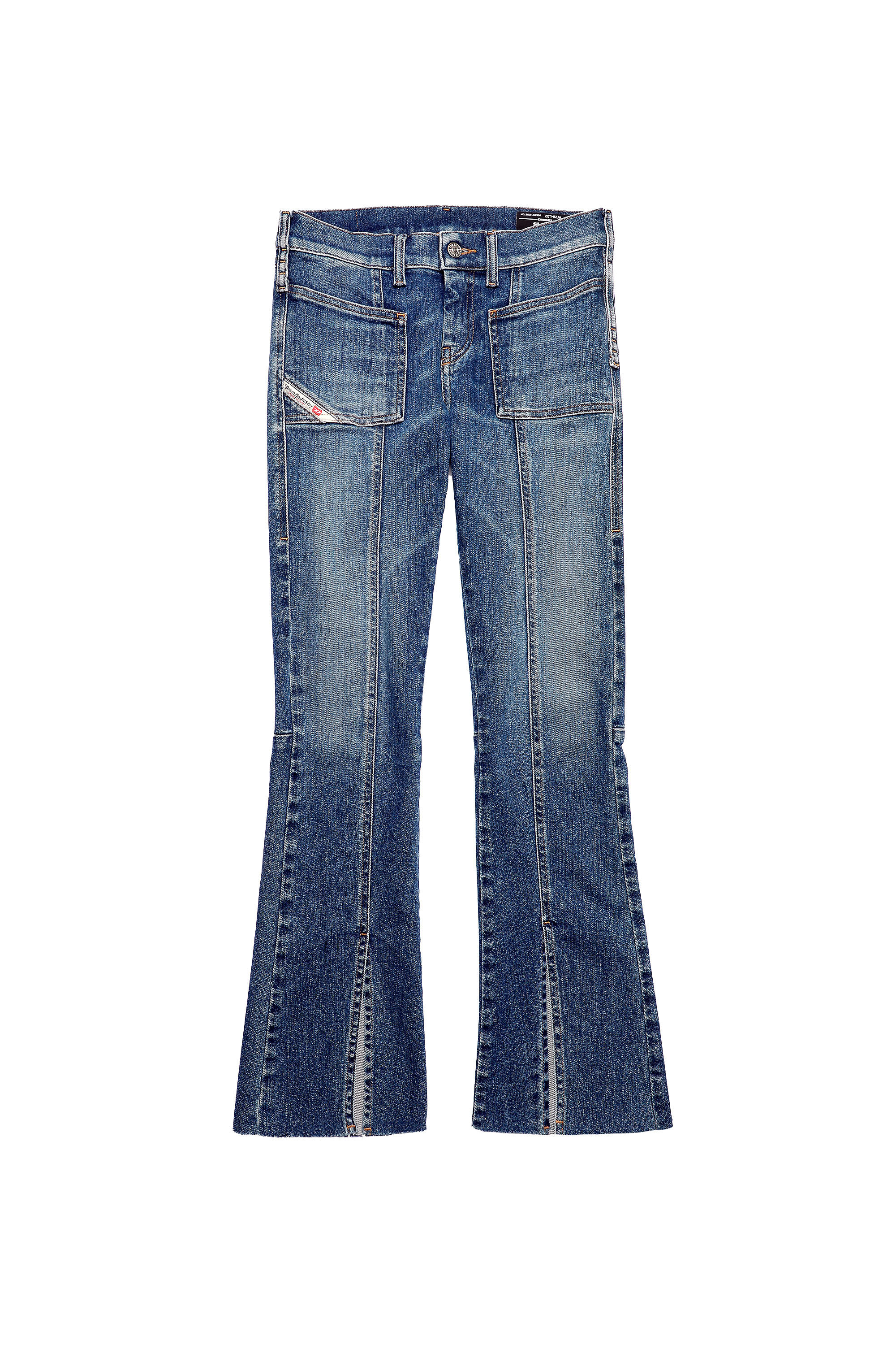 Diesel - 2017 SLANDY 009ZW Super skinny Jeans, Medium Blue - Image 2