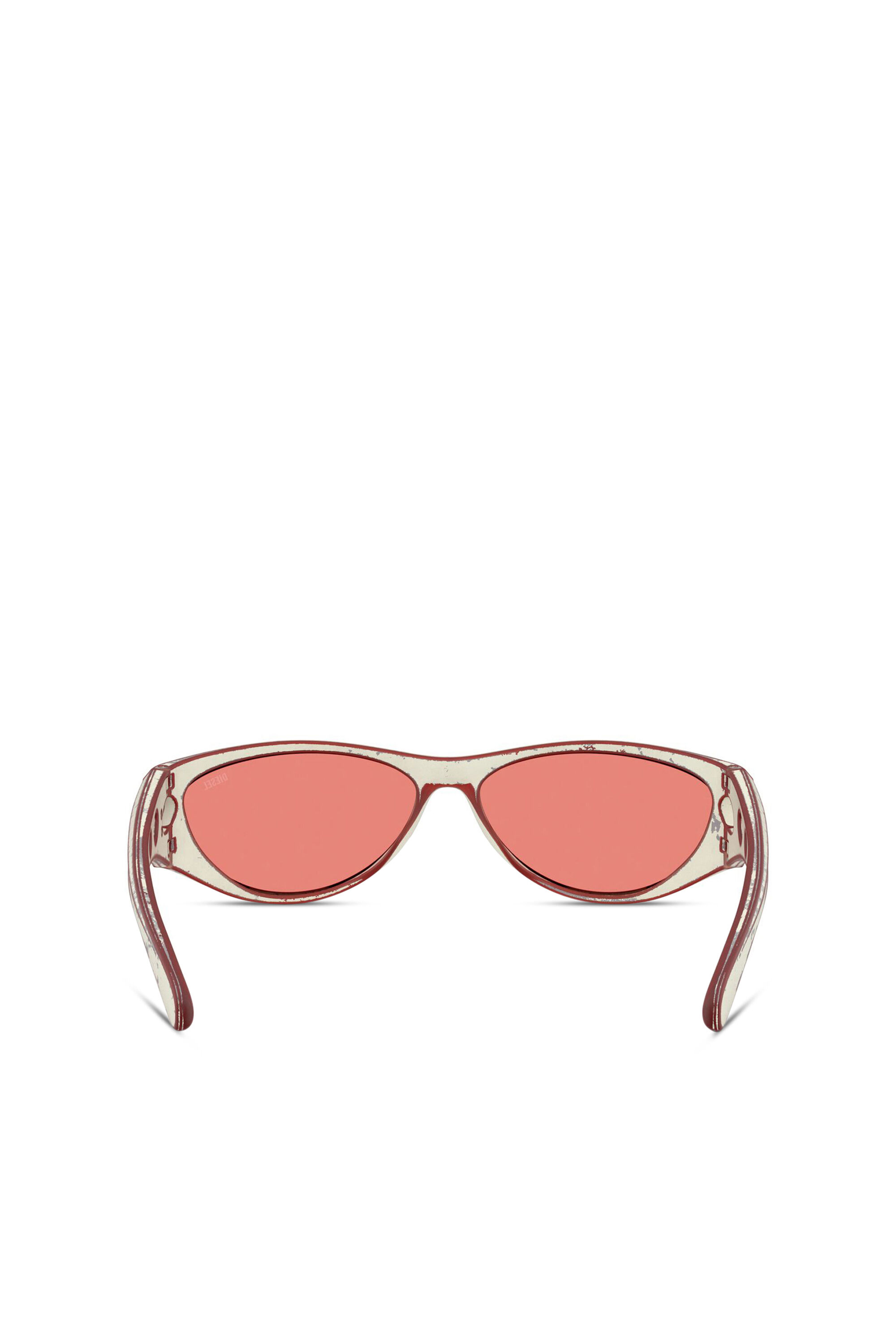 Diesel - 0DL3004U, Lunettes de soleil cat-eye Mixte in Rouge - 3