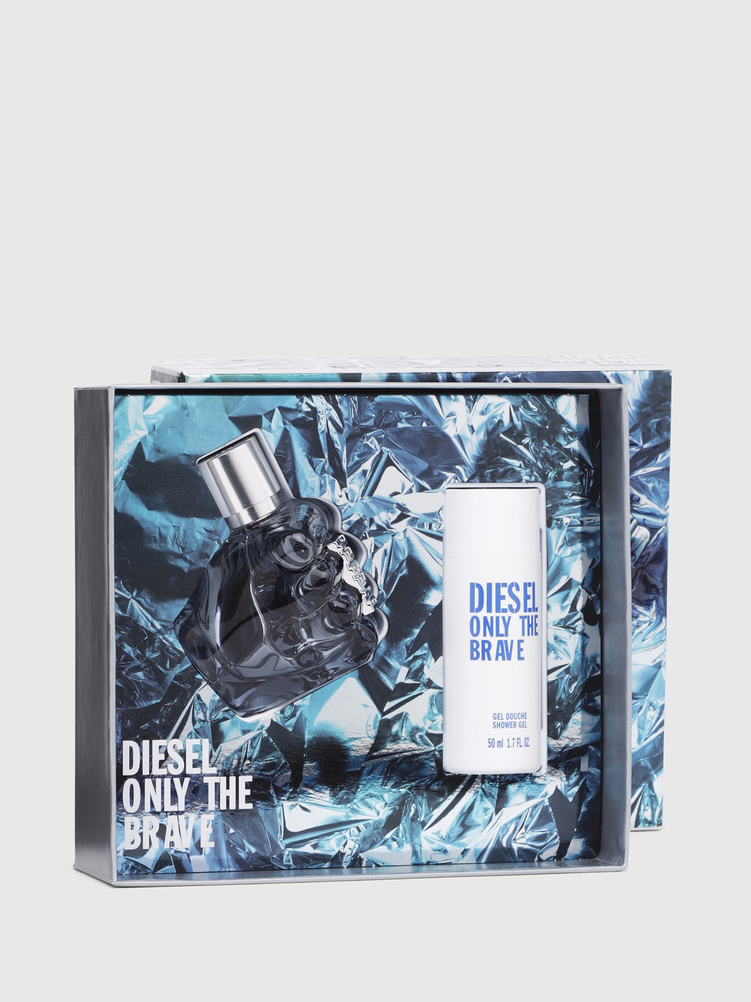 Diesel - ONLY THE BRAVE 35ML GIFT SET, Male's Gift set  with Eau de Toilette for man 35ml and shower gel 50 ml in Generic - 1