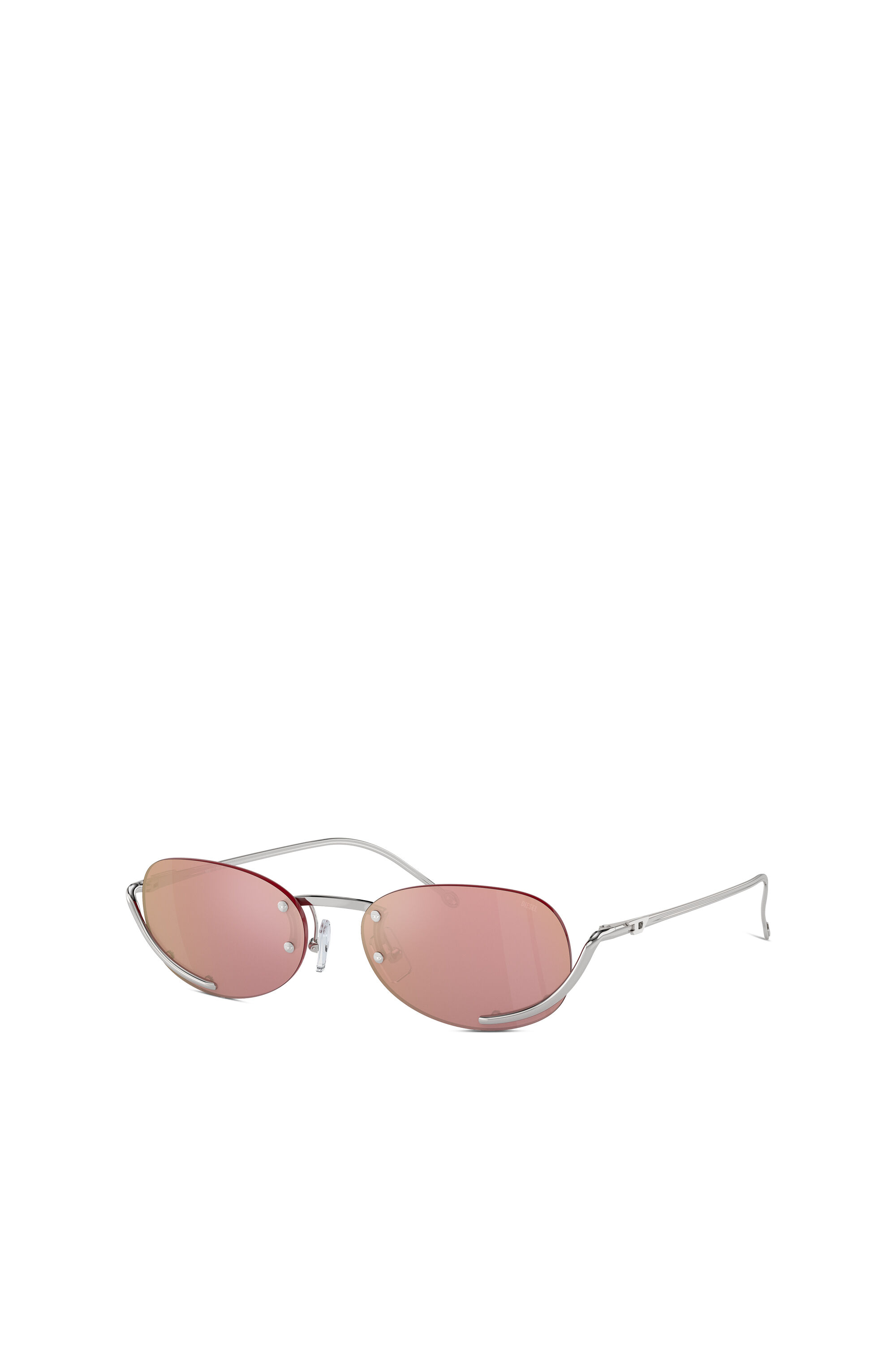 Diesel - 0DL1004, Lunettes de soleil ovales Mixte in Rose - 5