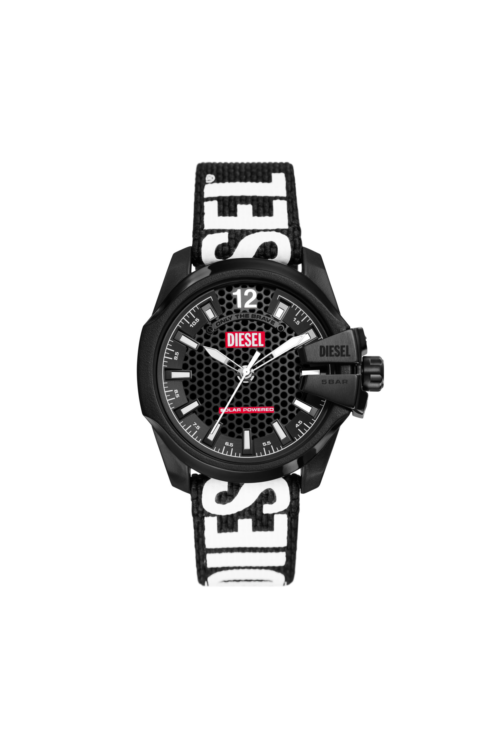 Men s Baby Chief solar powered black rpet watch Multicolor Diesel