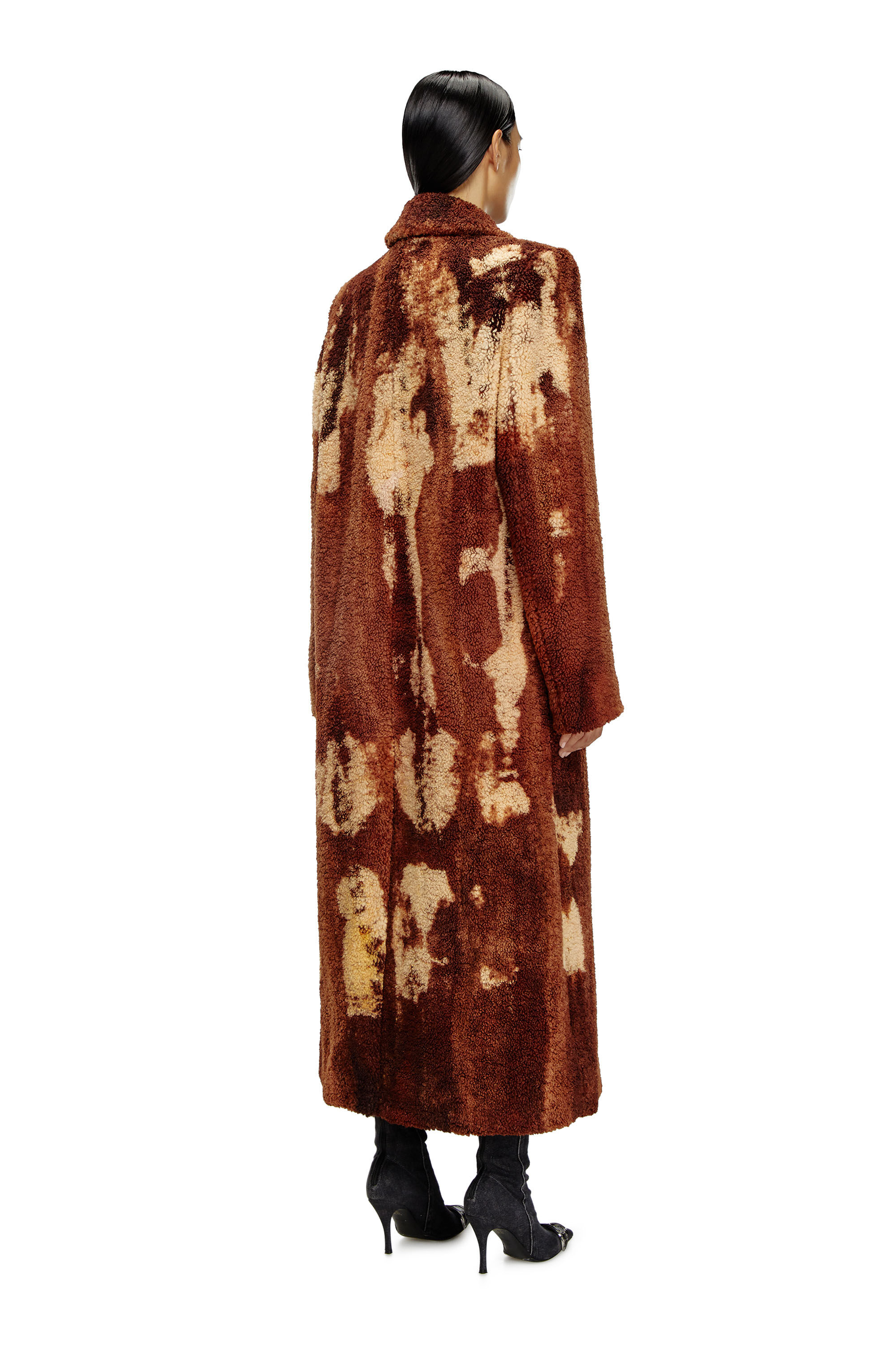 Manteau long polaire femme top