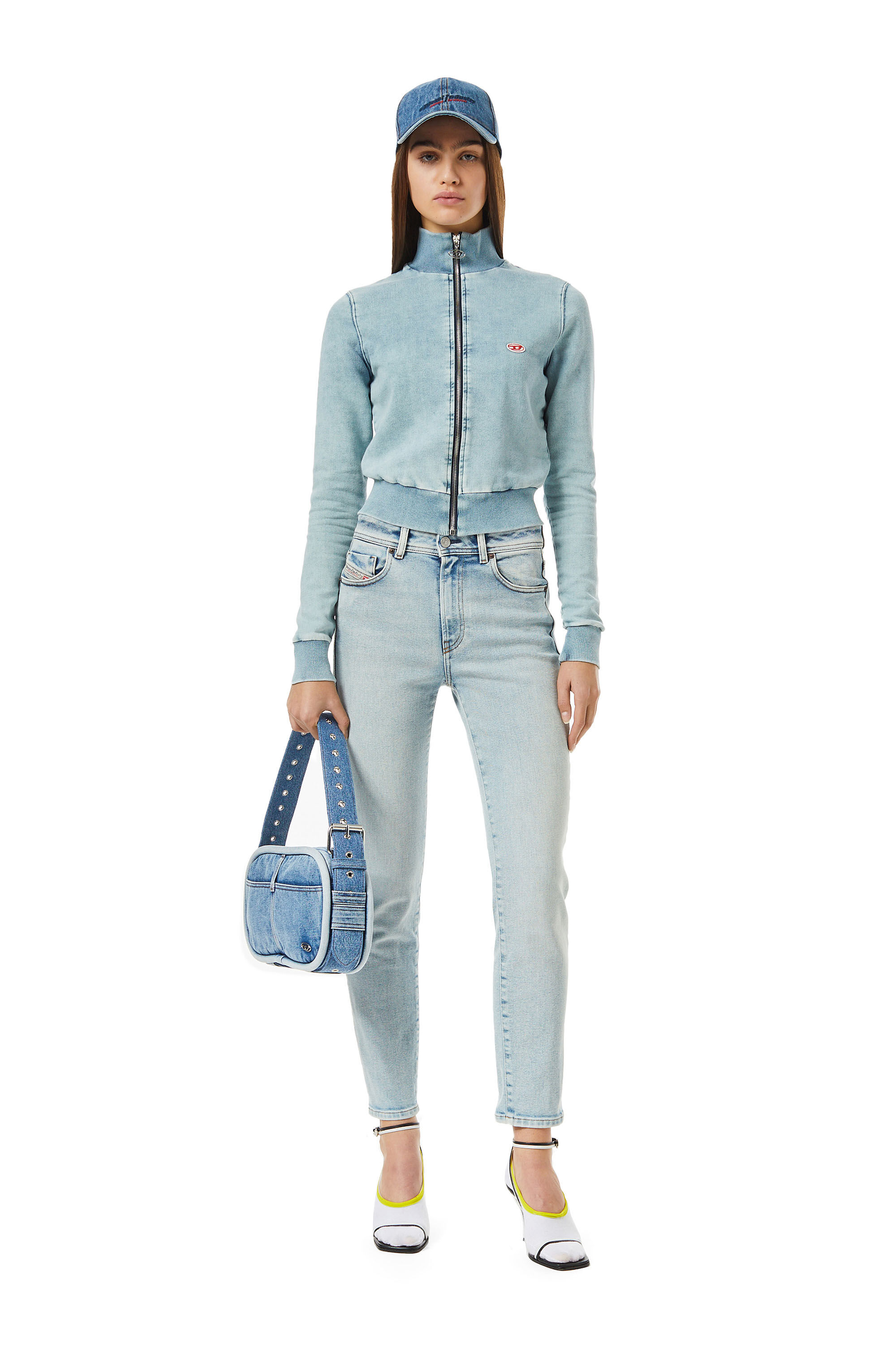 Light blue tapered hotsell jeans