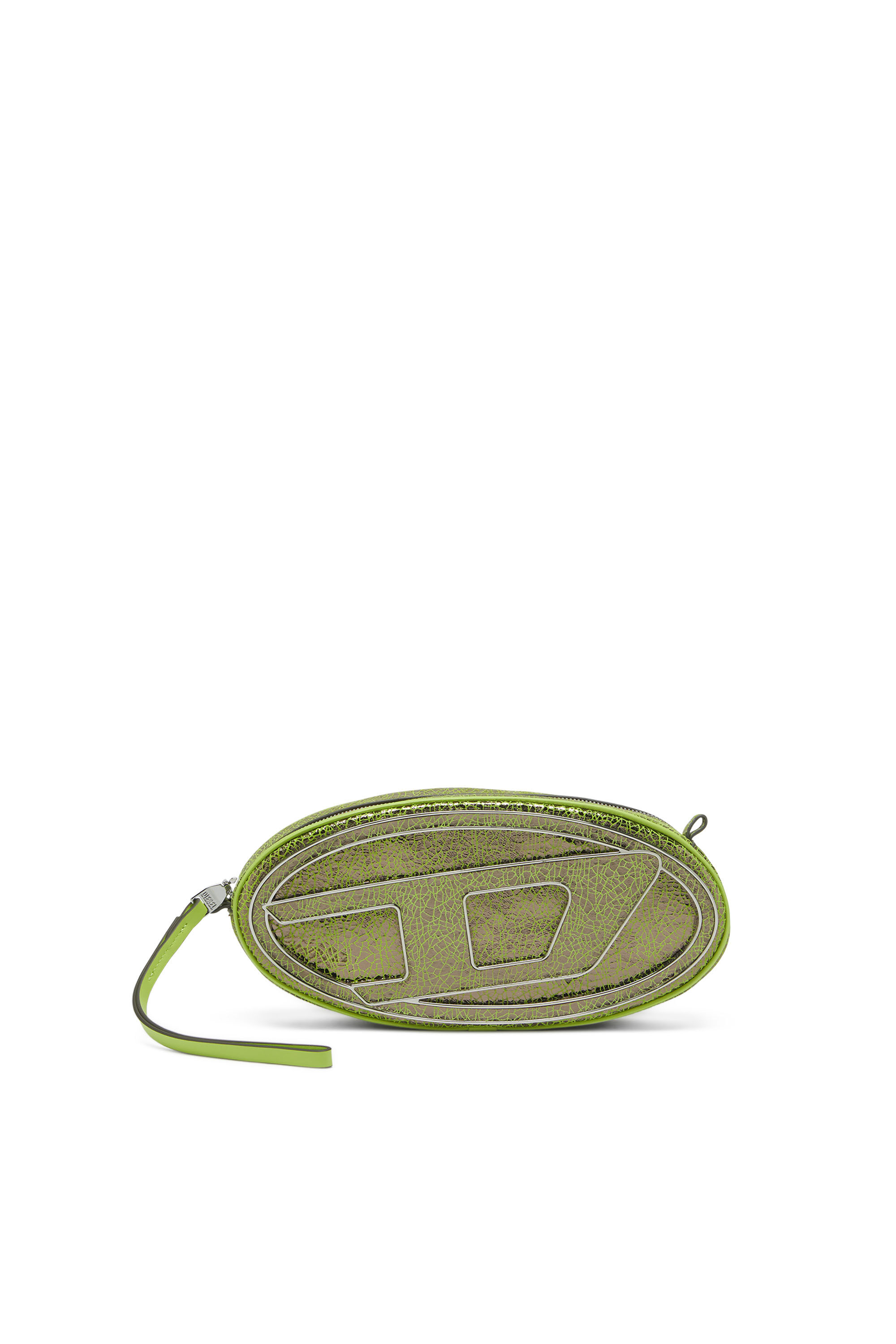 1DR-POUCH Woman: Crossbody bag in cracked leather | Diesel 1DR-POUCH Woman: Crossbody bag in cracked leather | Diesel