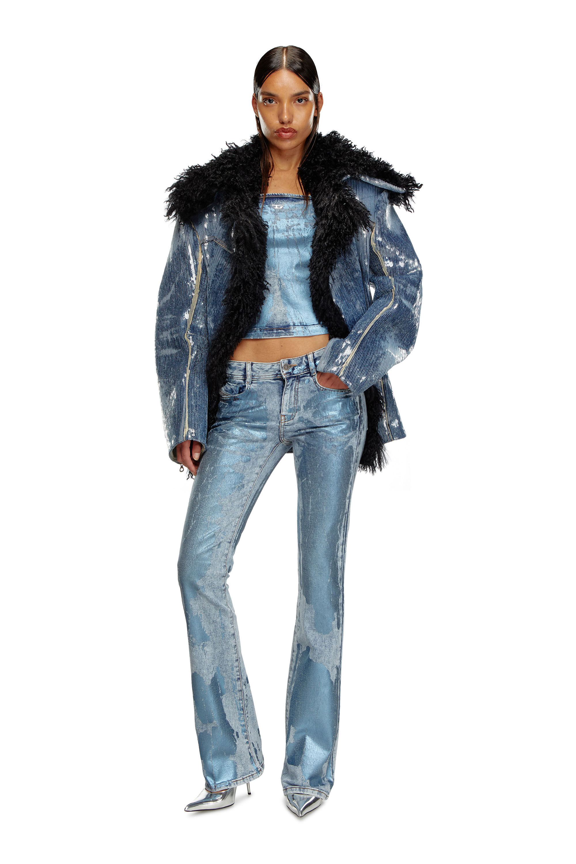 Diesel - Femme Bootcut and Flare Jeans 1969 D-Ebbey 0AJEU, Bleu Clair - Image 1