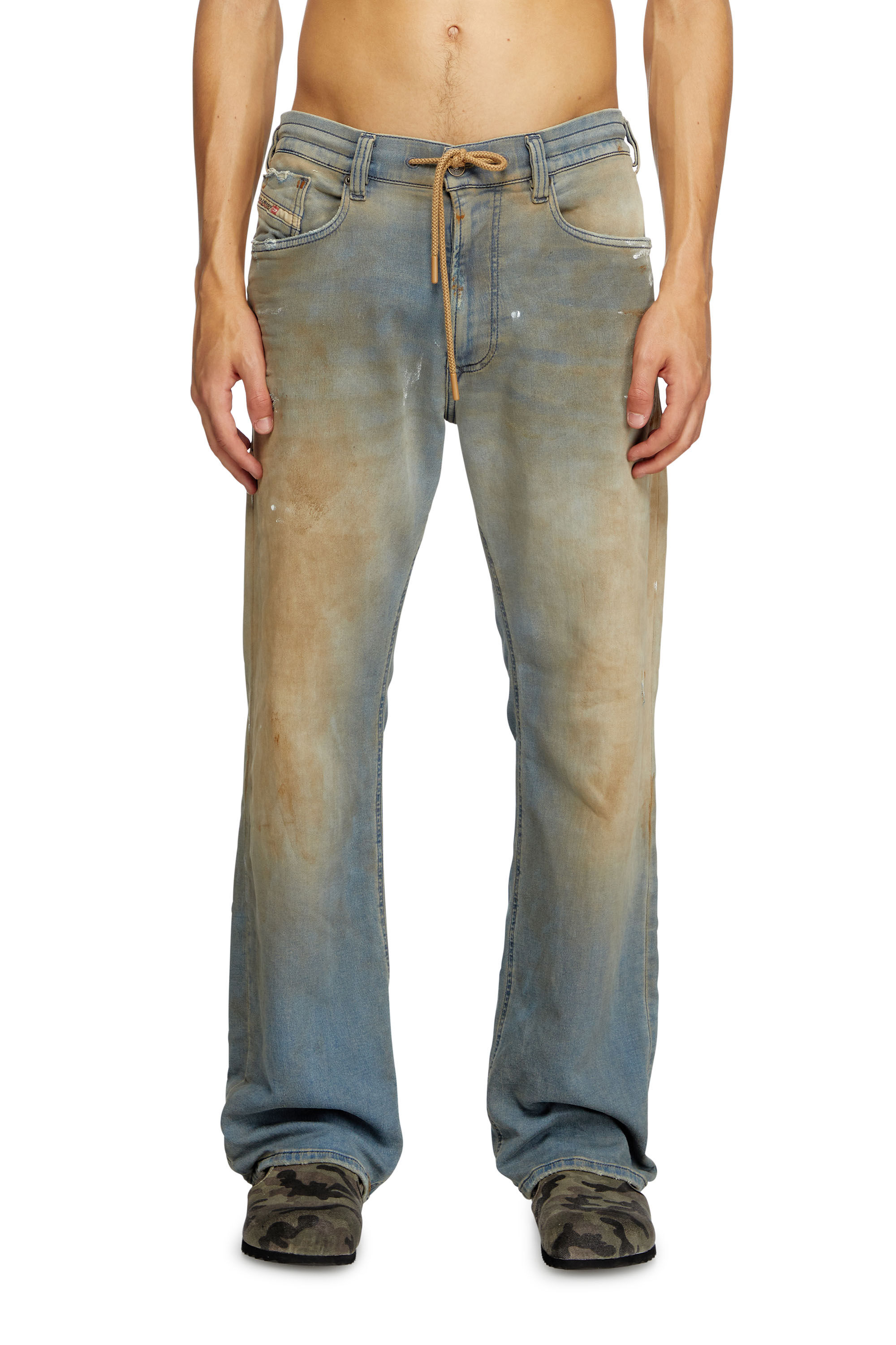 Diesel - Relaxed 2080 D-Reel Joggjeans® 068QL Homme, Bleu Clair - Image 3