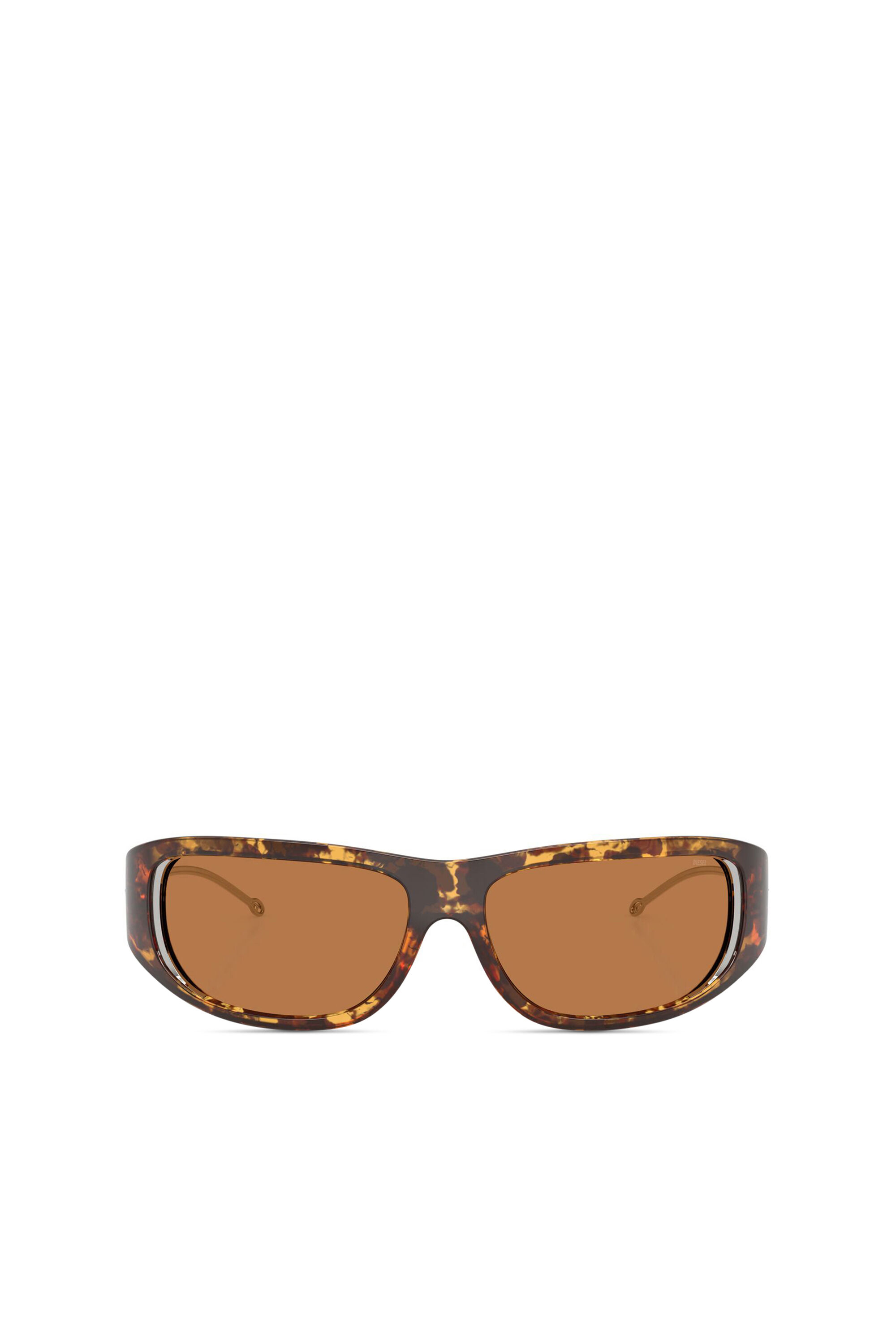 Diesel - 0DL3001 SIZE 61, Lunettas de soleil de style enveloppant Mixte in Marron - 1