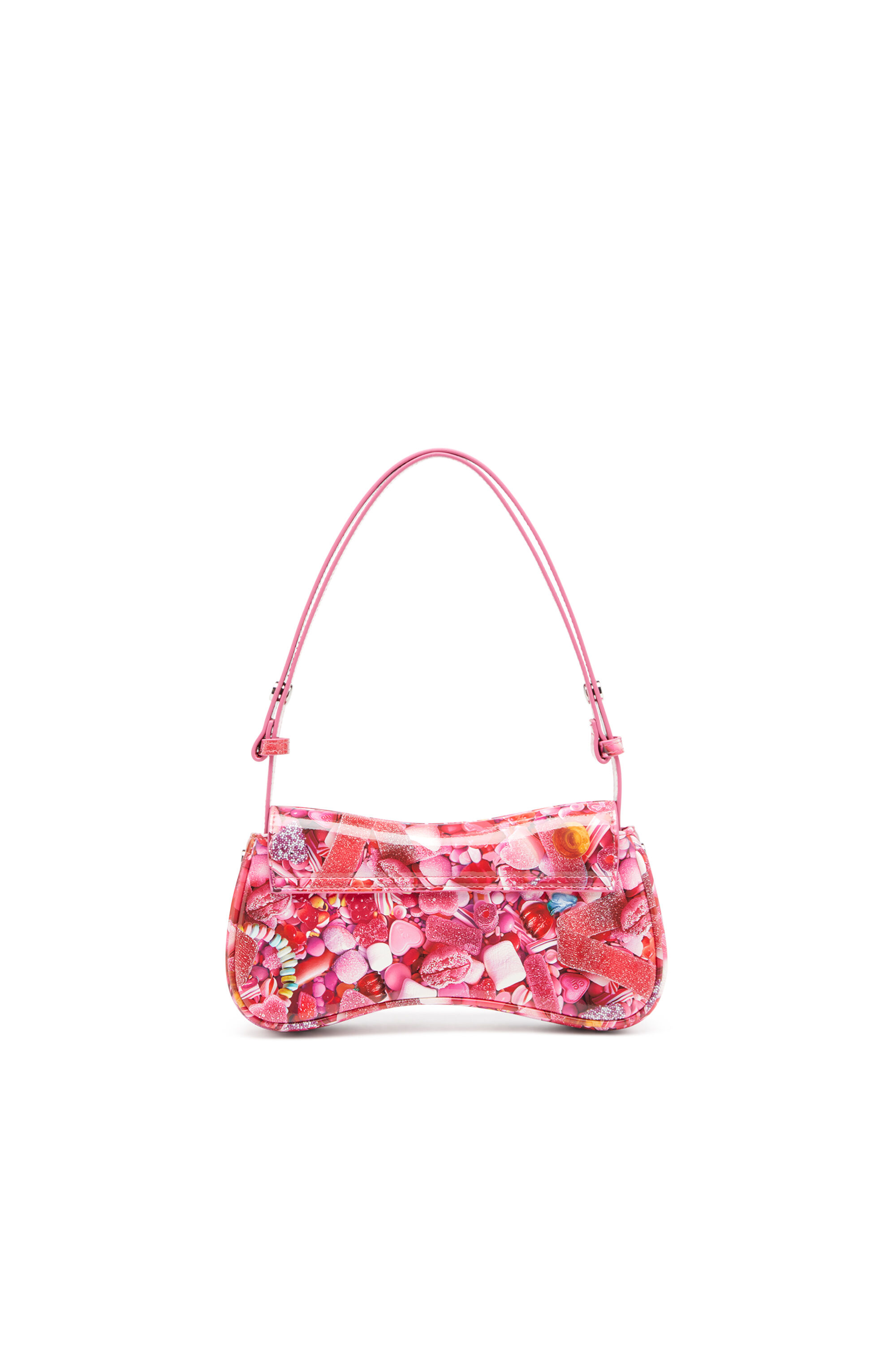 Diesel - PLAY CLUTCH, Female's Play-Glossy clutch with print in Pink - 3
