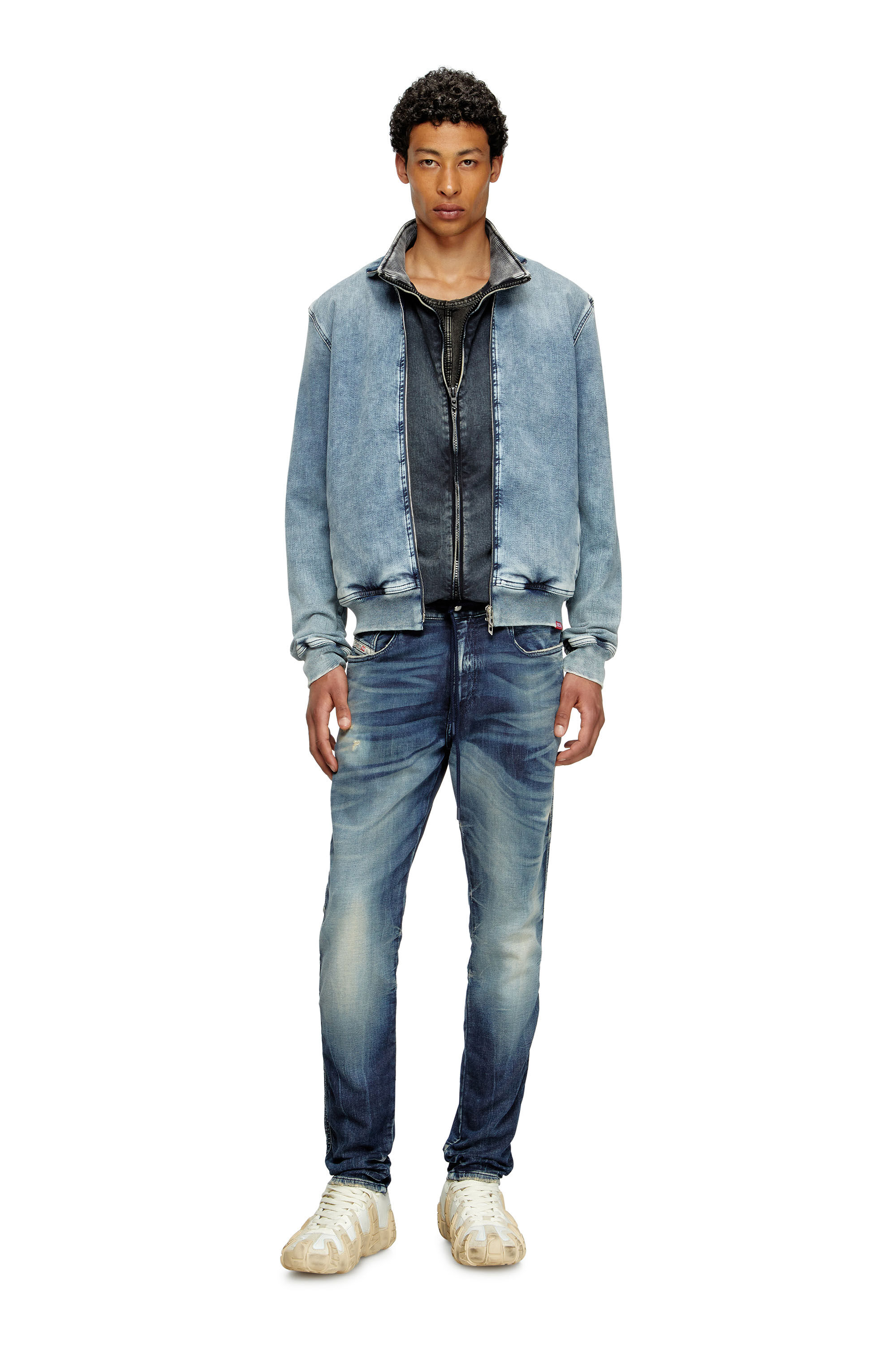 Diesel - Male's Slim 2062 D-Strukt Joggjeans® 068RZ, Dark Blue - 1