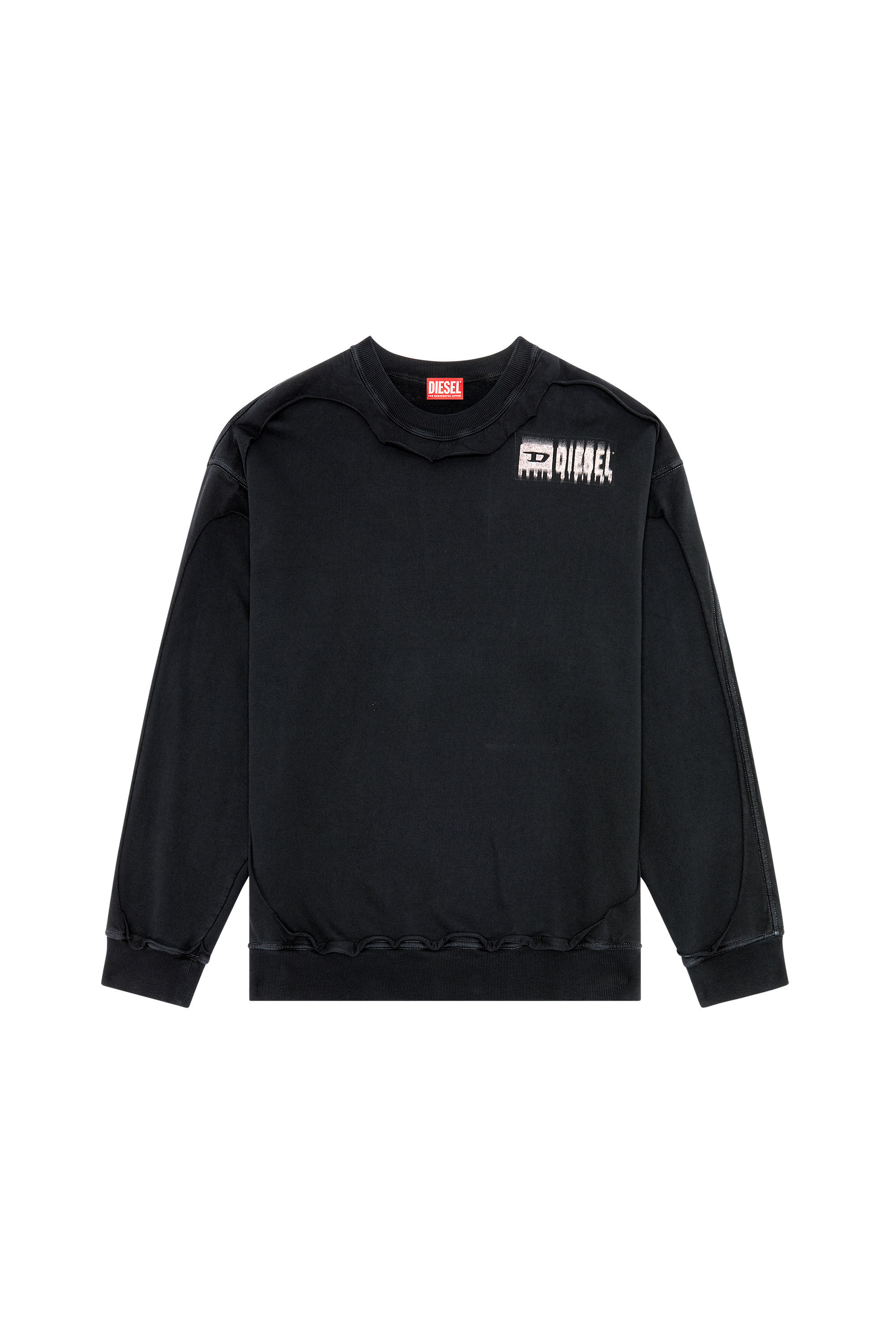 Black diesel sweatshirt online