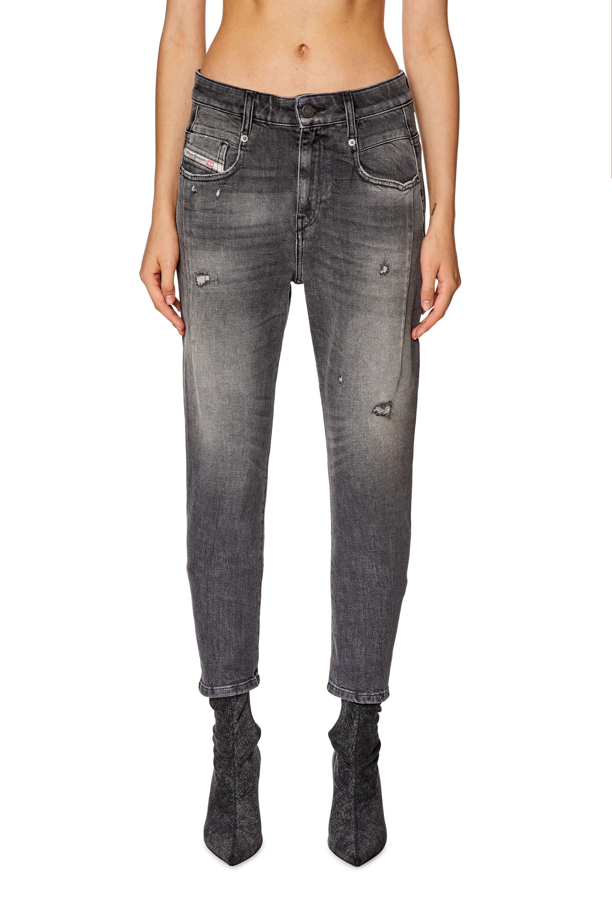 Diesel - Female's Boyfriend Jeans Fayza 09G21, Black/Dark Grey - 3