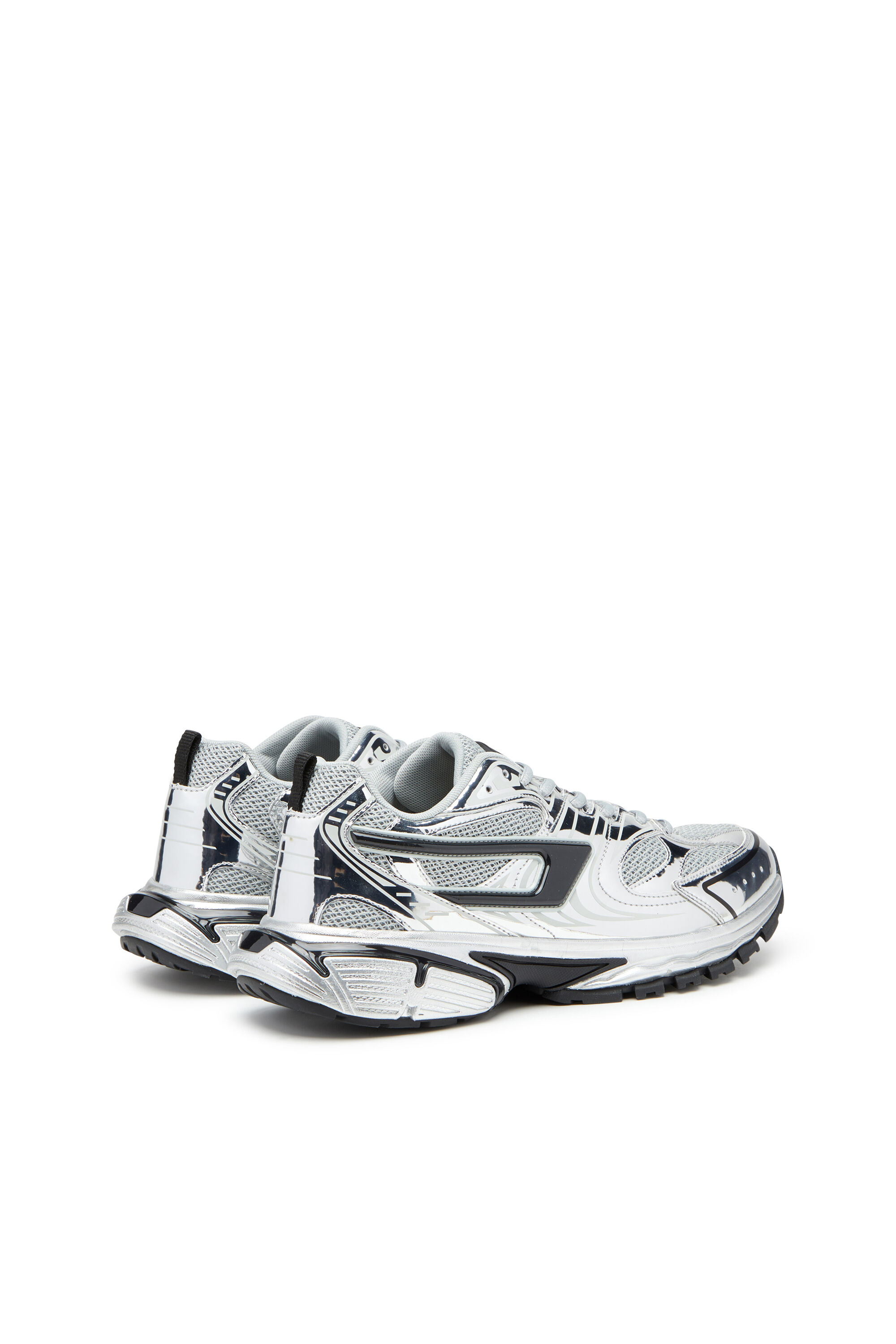 Grey mesh sneakers sales