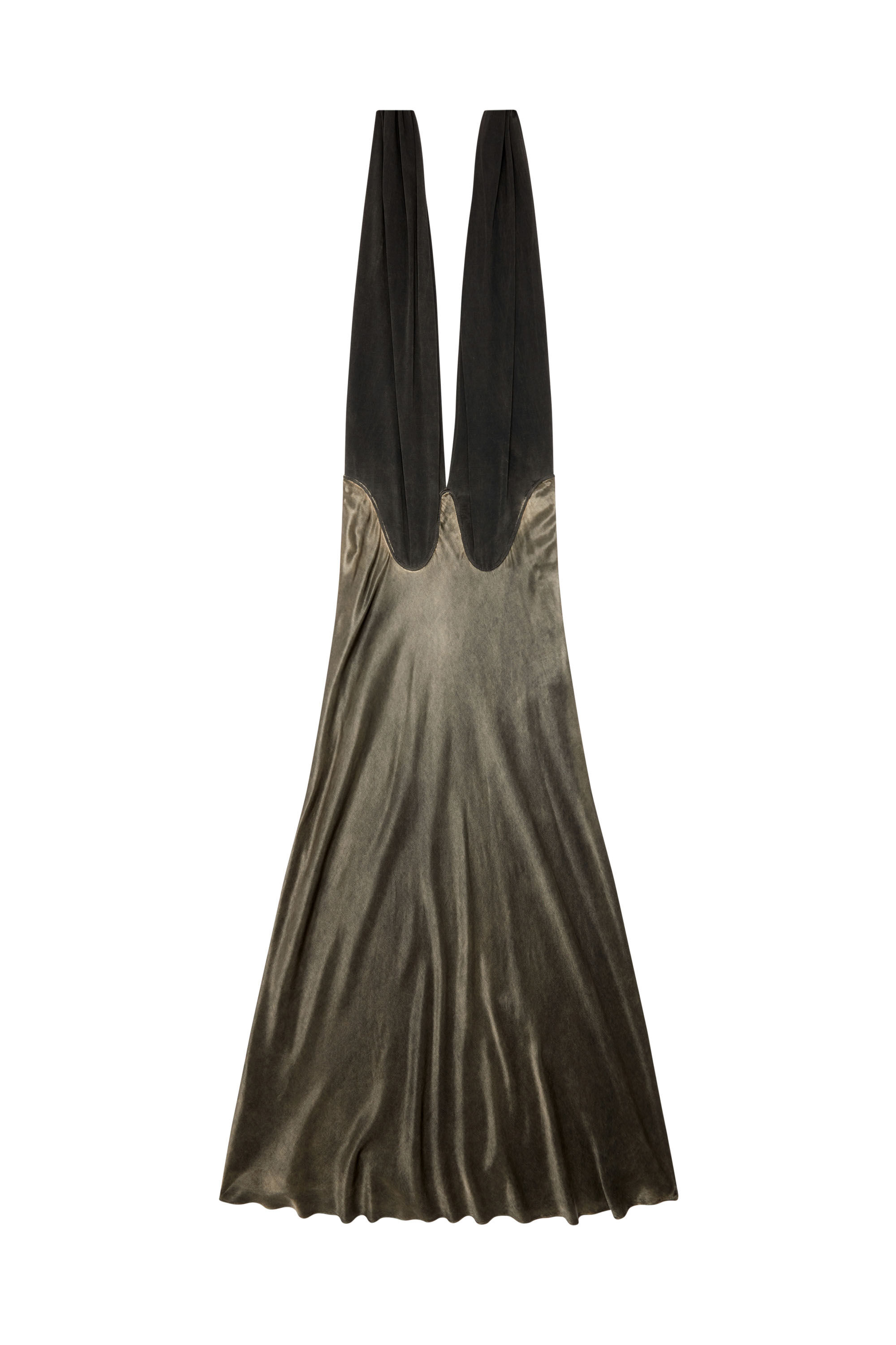 Diesel - O-DYVA, Rope en satin avec empiècements foulard Femme in Polychrome - 2