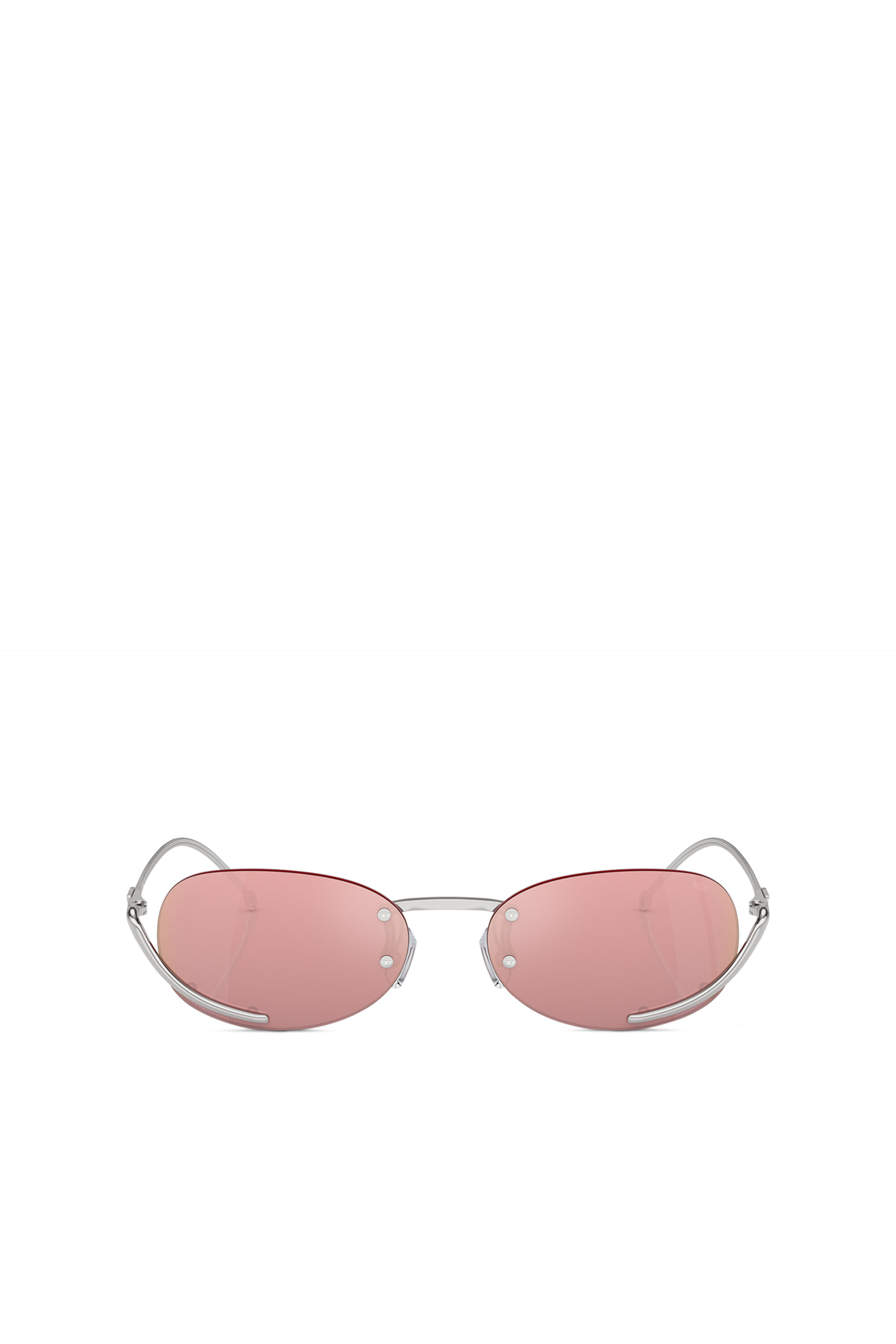 Diesel - 0DL1004, Lunettes de soleil ovales Mixte in Rose - 1