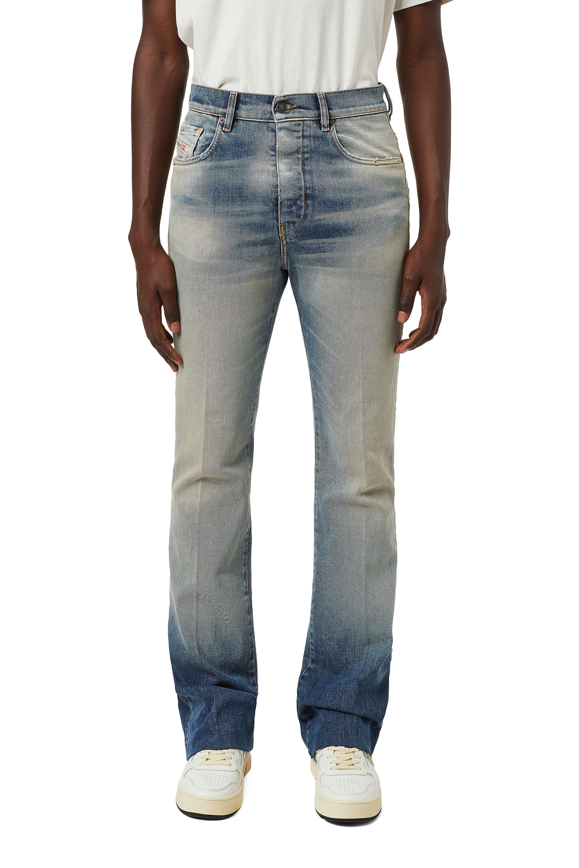 Diesel - D-Jefferr 09B43 Bootcut Jeans, Bleu Clair - Image 3