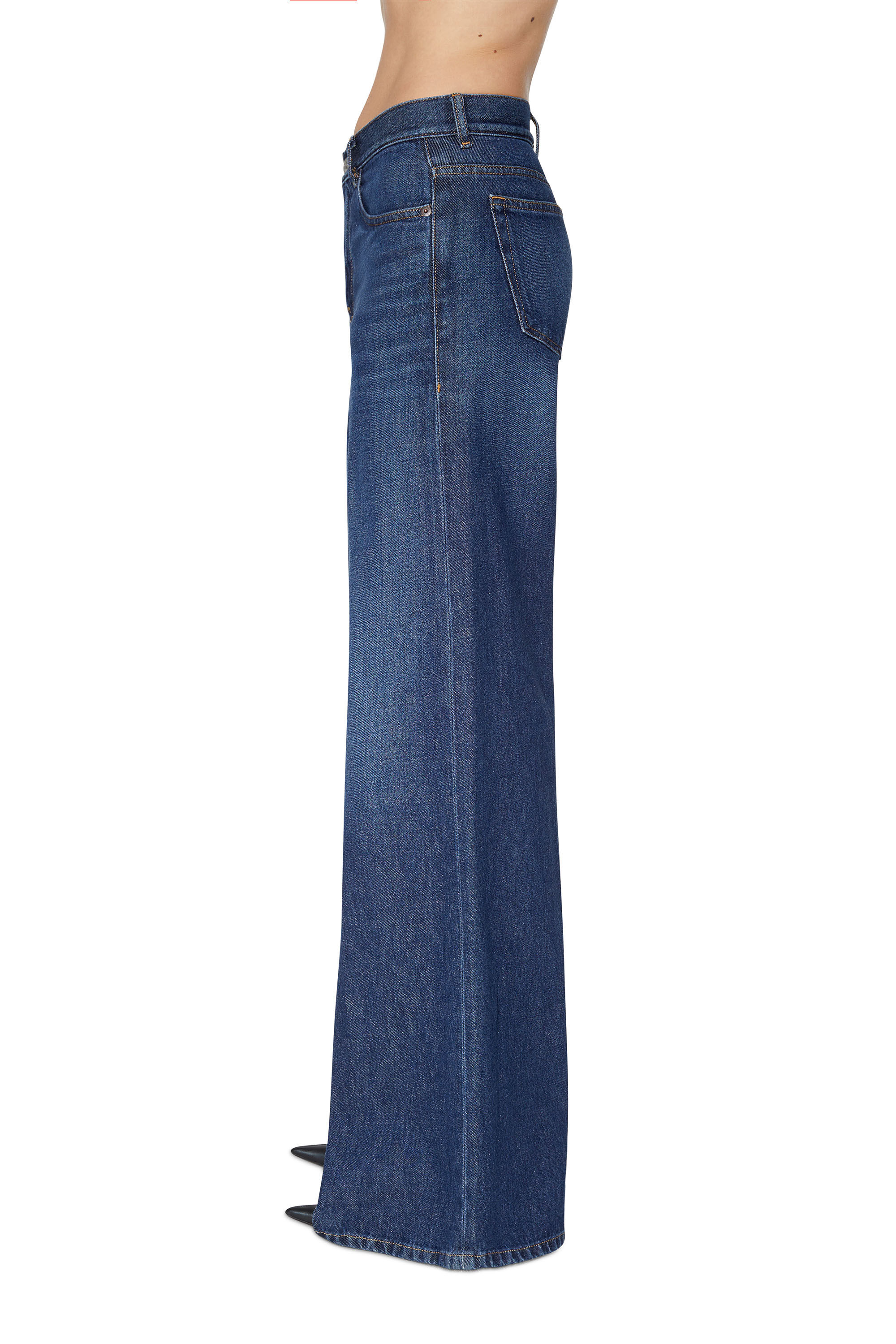 Diesel - 1978 D-Akemi 09C03 Bootcut and Flare Jeans, Dark Blue - Image 6