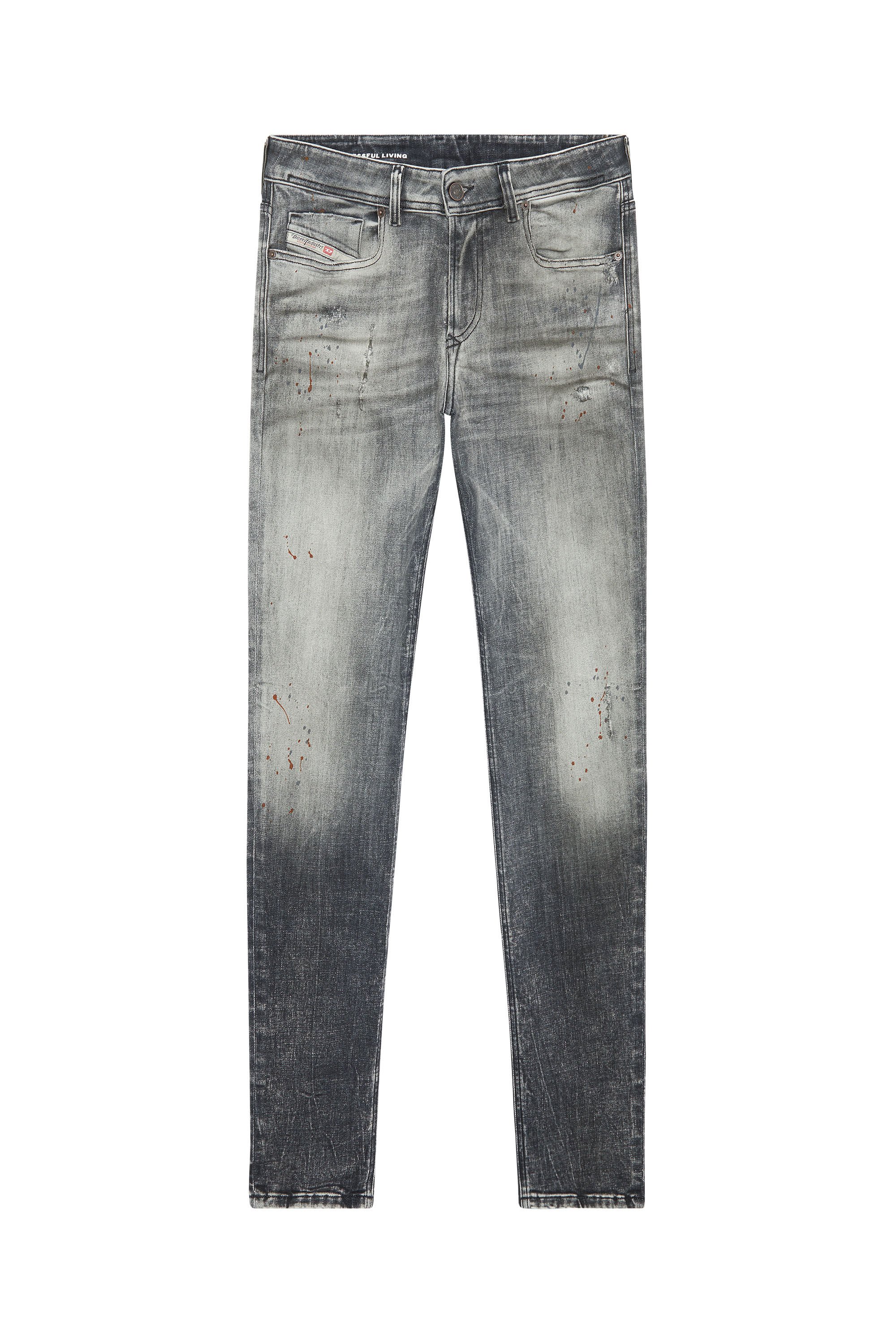 Diesel - Skinny Jeans 1979 Sleenker 09E70, Black/Dark Grey - Image 2