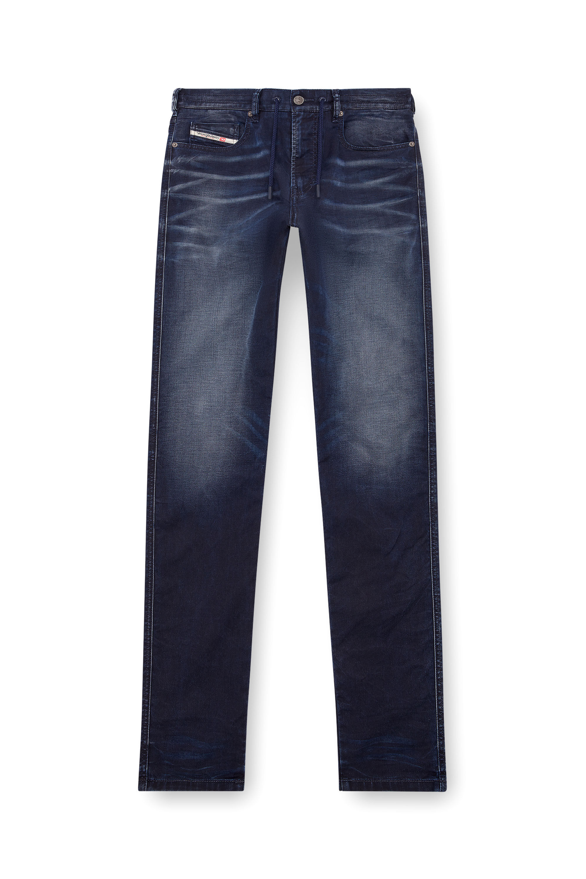 Diesel - Slim 2060 D-Strukt Joggjeans® 068LY Homme, Bleu Foncé - Image 2