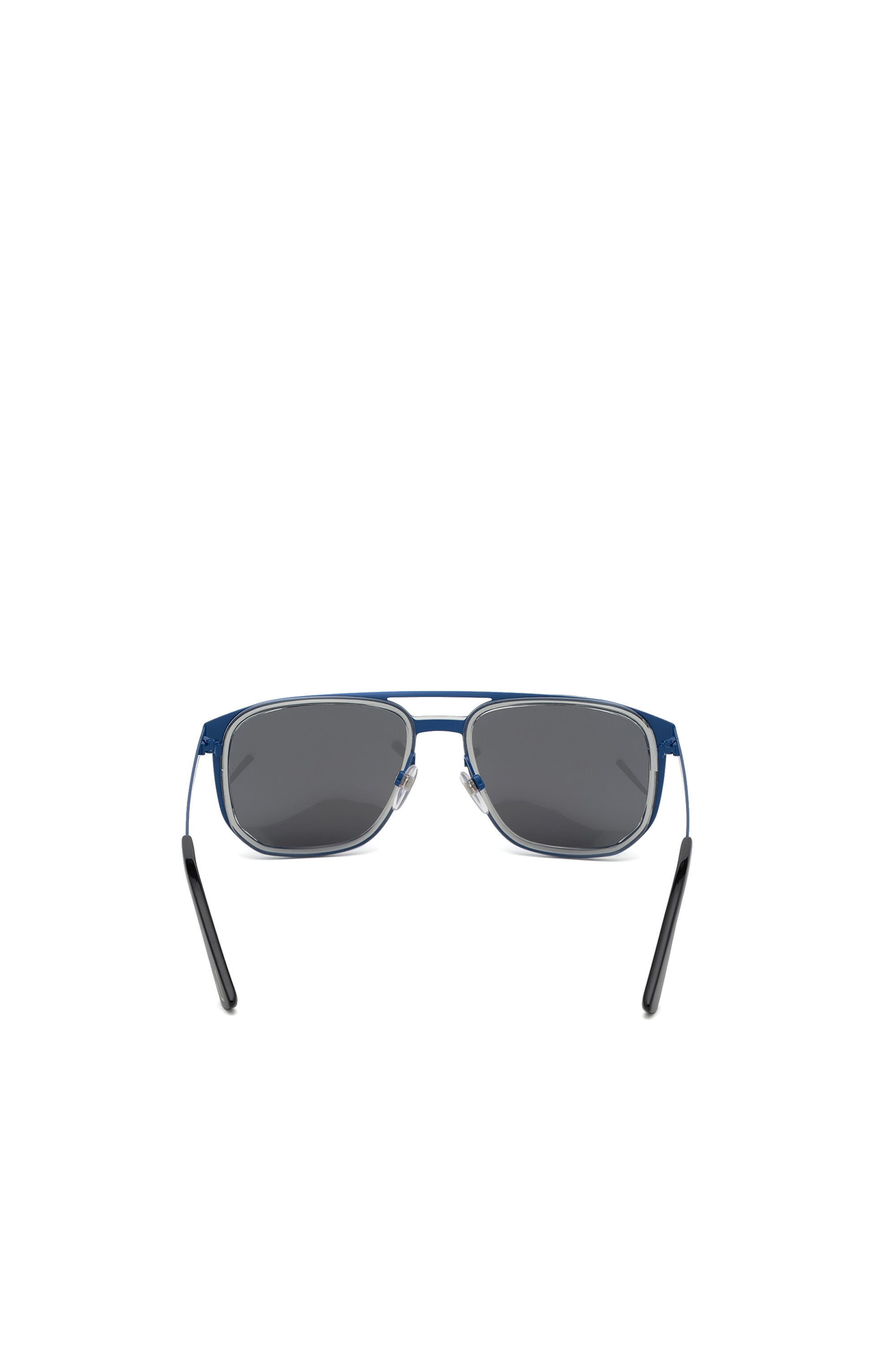 Diesel - DL0294, Male's Navigator sunglasses in metal and acetate in Blue - 3