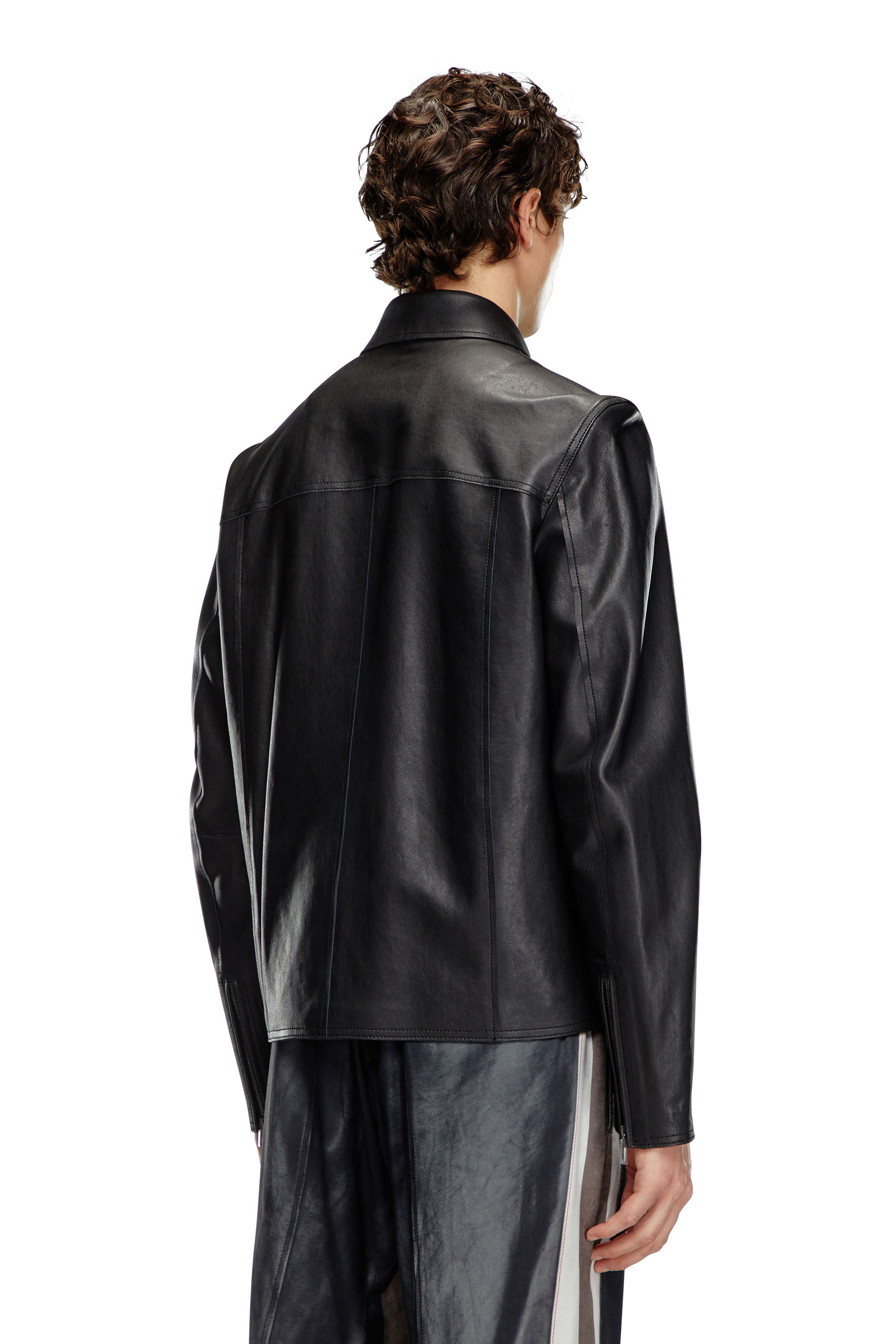 Black outerwear top