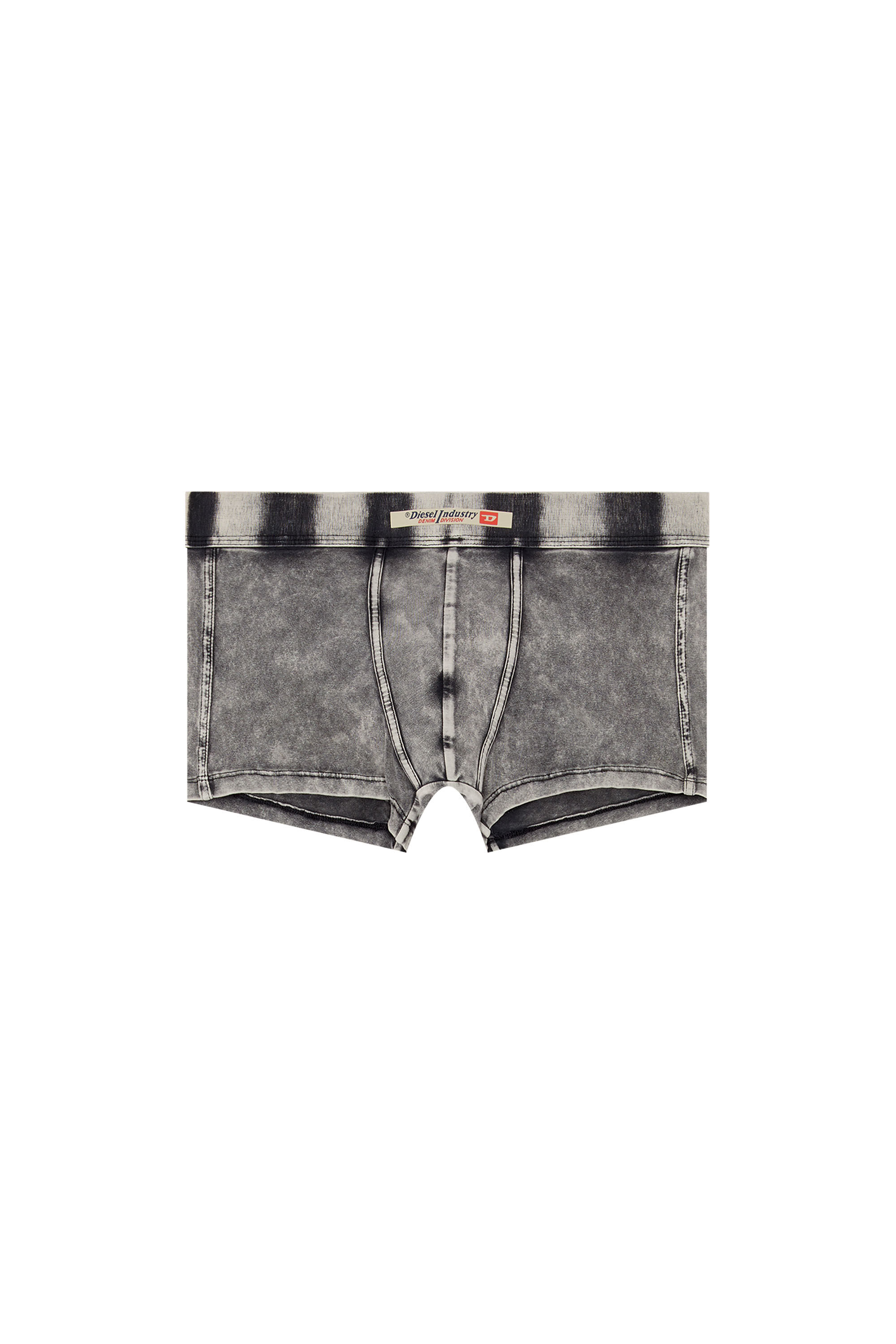 Diesel - UMBX-DAMIEN-H, Male's Boxer briefs in denim-effect cotton in Black - 4
