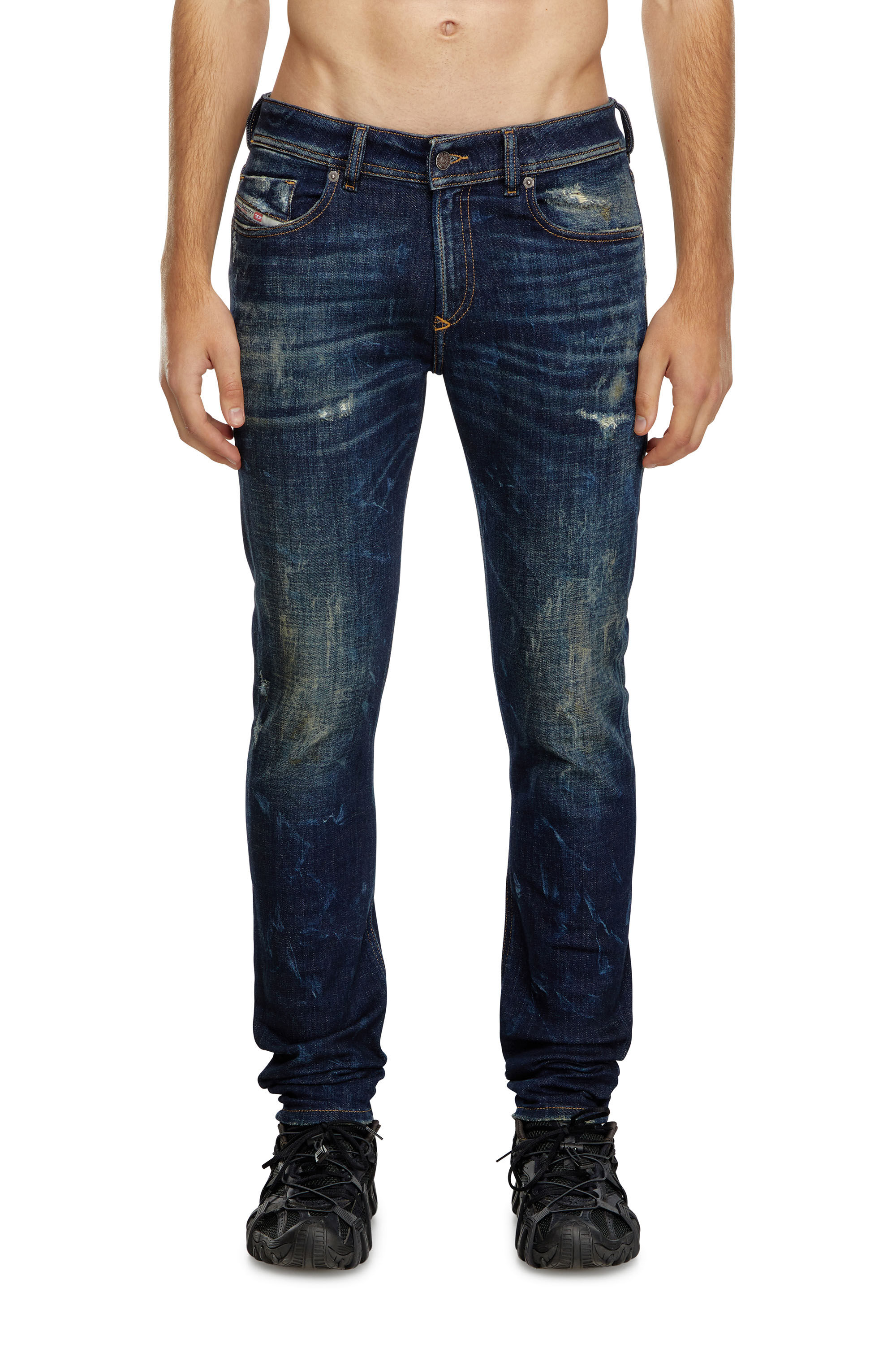 Diesel - Homme Skinny Jeans 1979 Sleenker 09J26, Bleu Foncé - Image 3