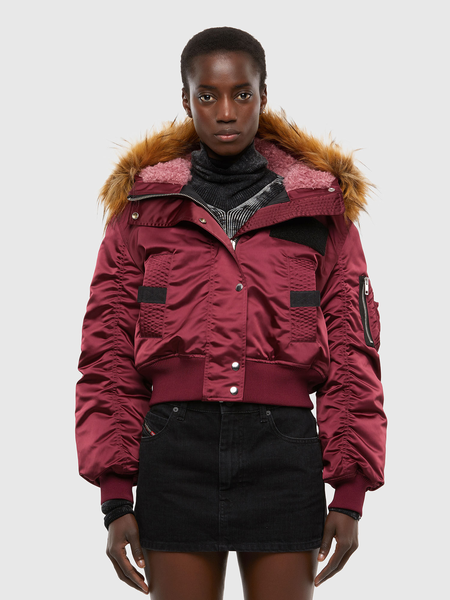 Diesel hooded new arrivals bomber jacket