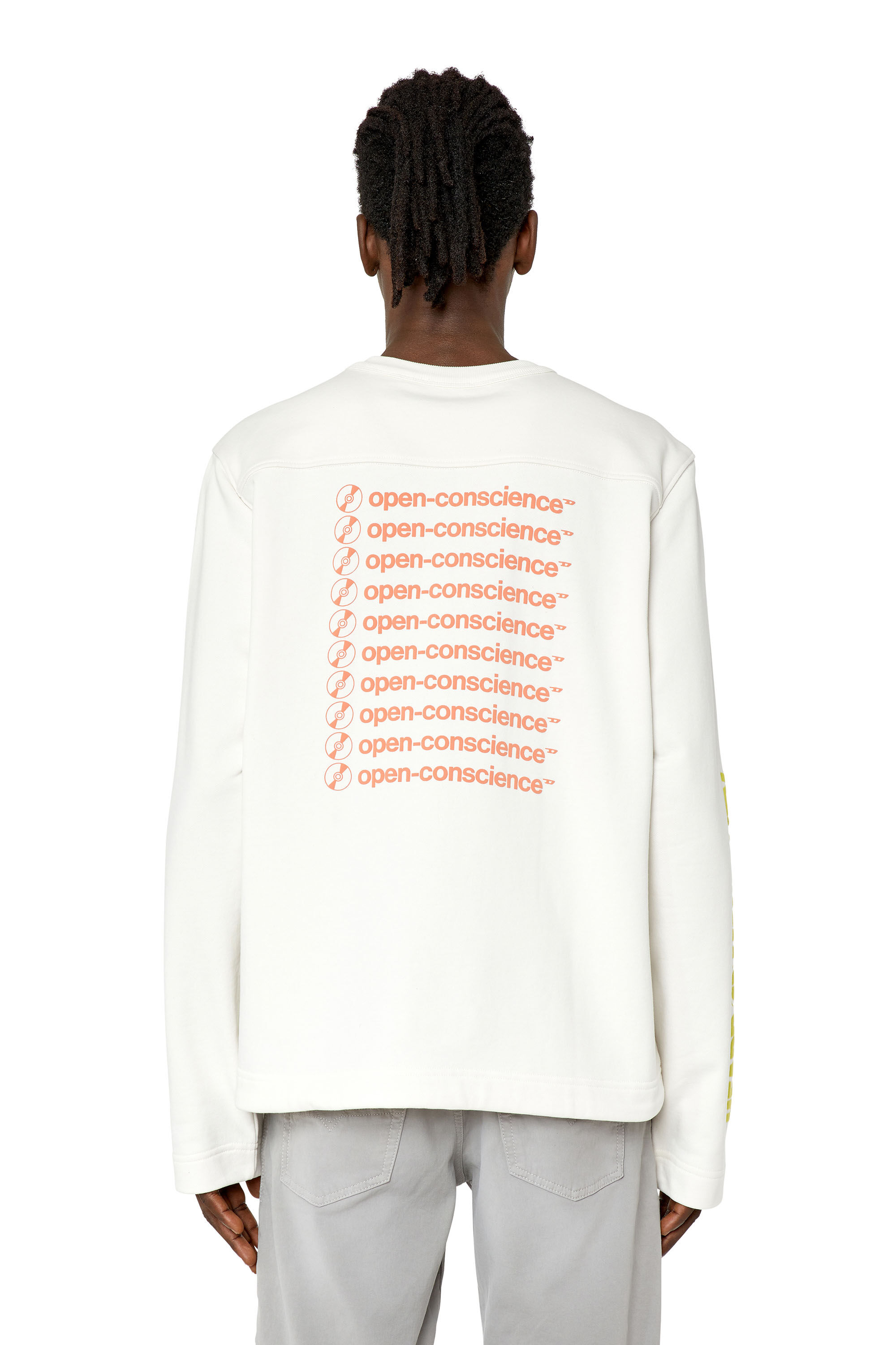 S GOUCH Man Cotton hoodie with cut chest pocket Diesel