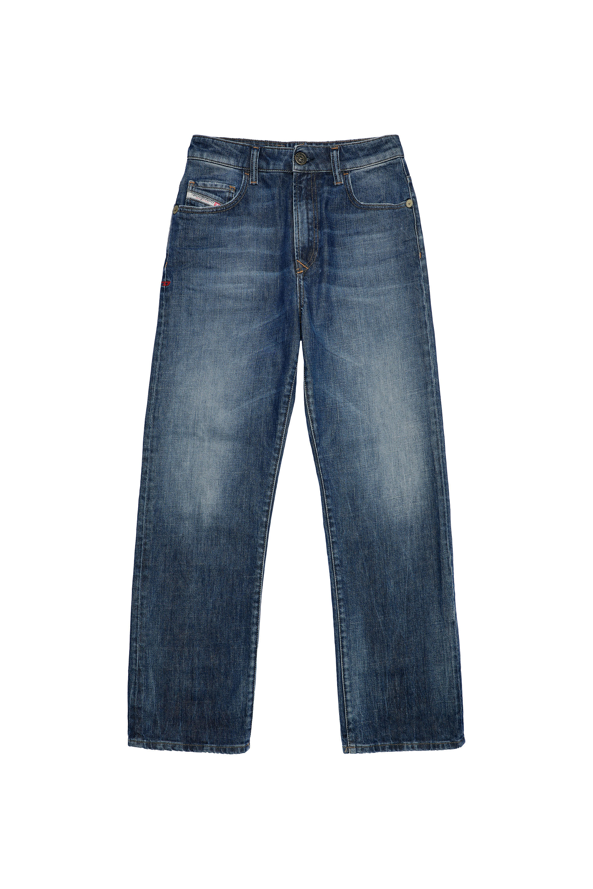 Diesel - D-Reggy 09A06 Straight Jeans, Bleu Foncé - Image 2