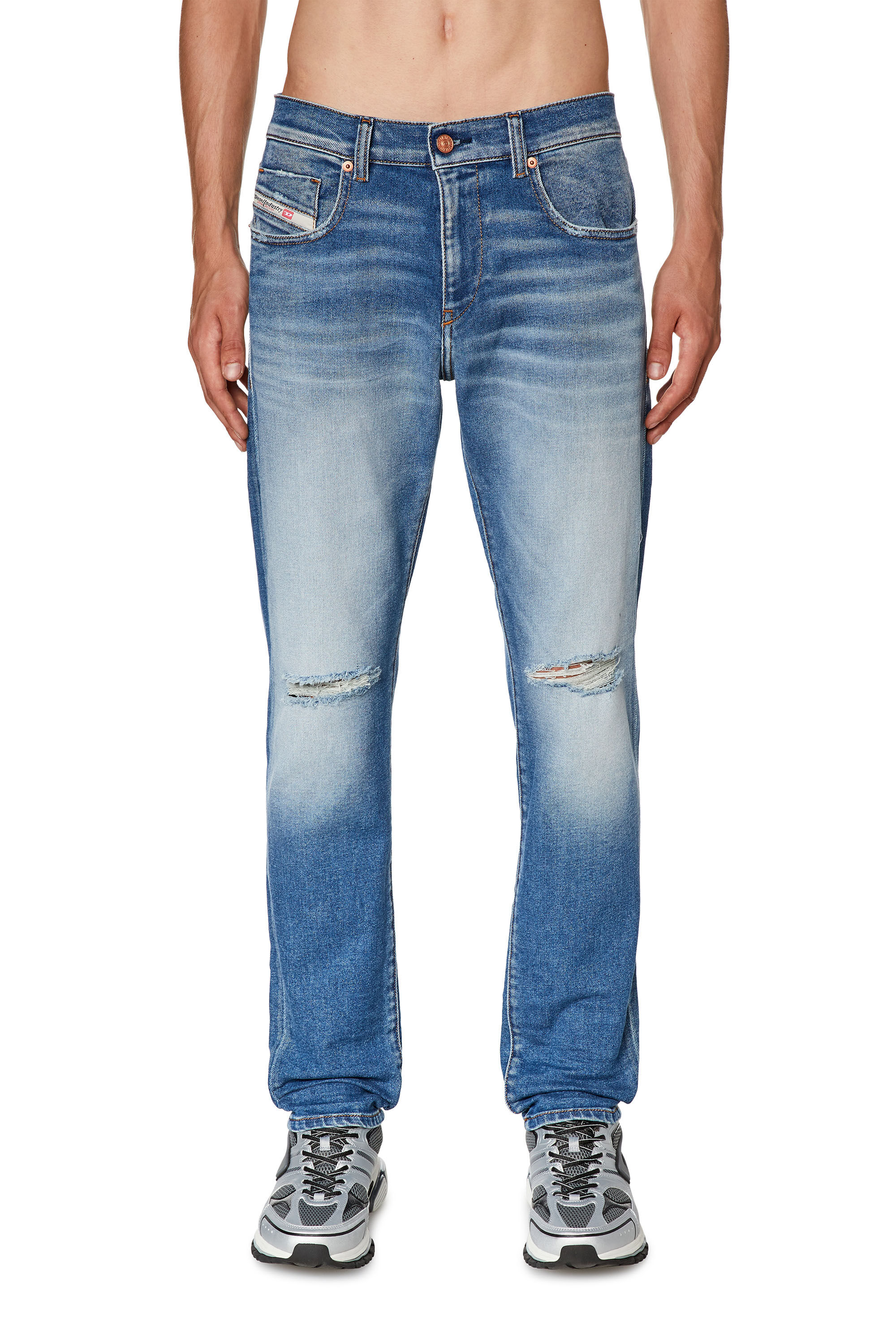Diesel - Slim Jeans 2019 D-Strukt E9C87, Bleu moyen - Image 3
