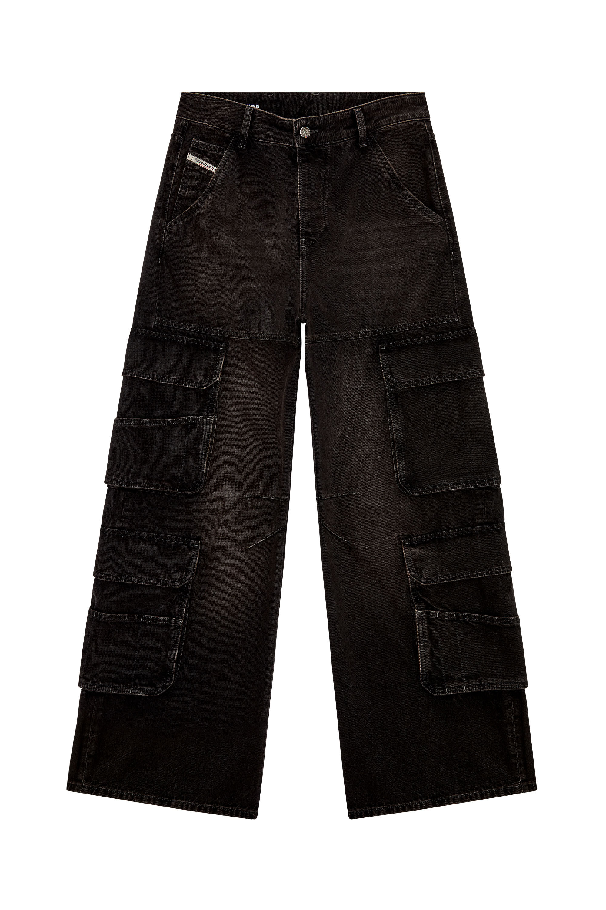 Diesel - Straight Jeans 1996 D-Sire 0KIAG, Black/Dark Grey - Image 1