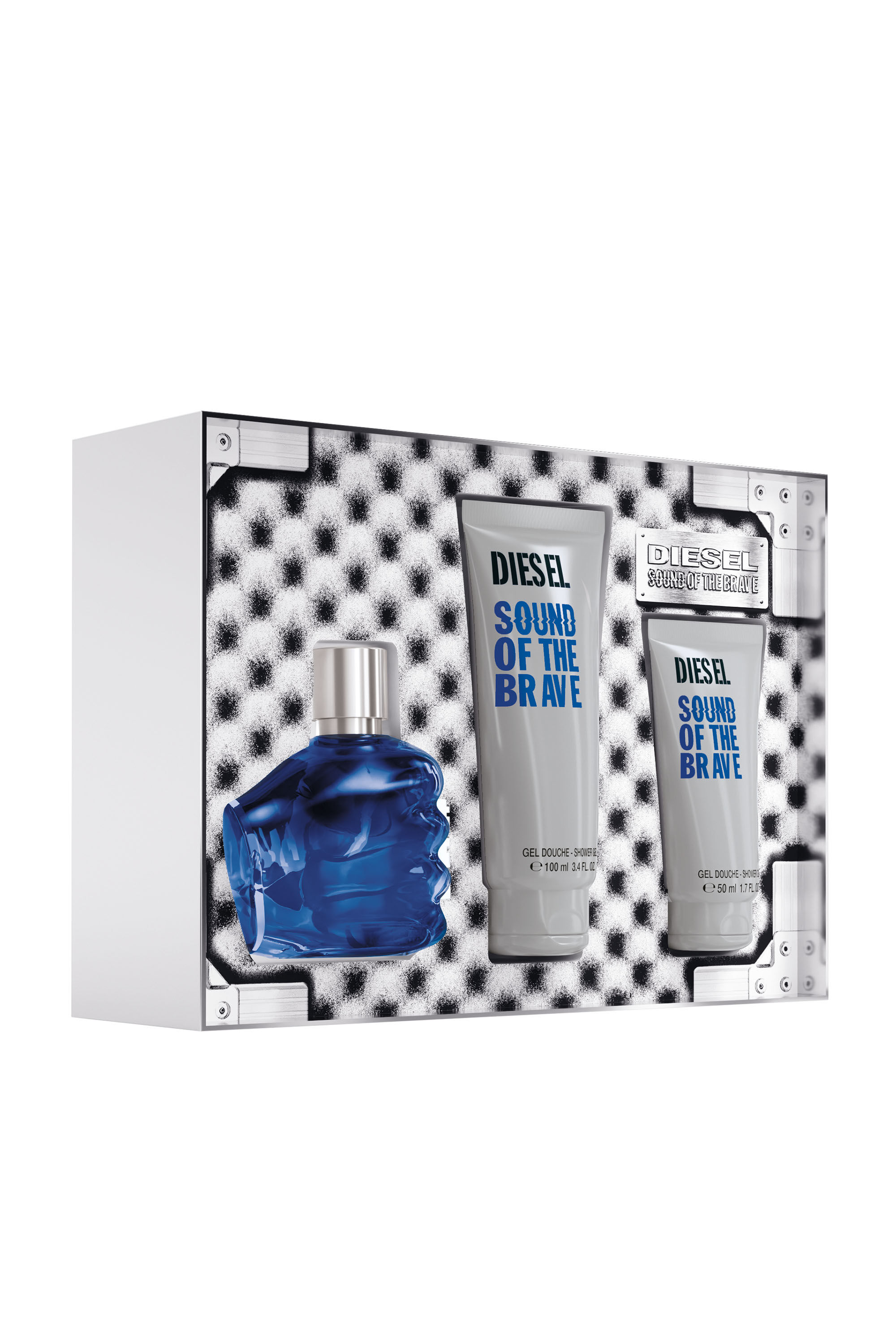 Diesel - SOUND OF THE BRAVE 75ML GIFT SET, Male's Sound Of The Brave Gift set in Blue - 2