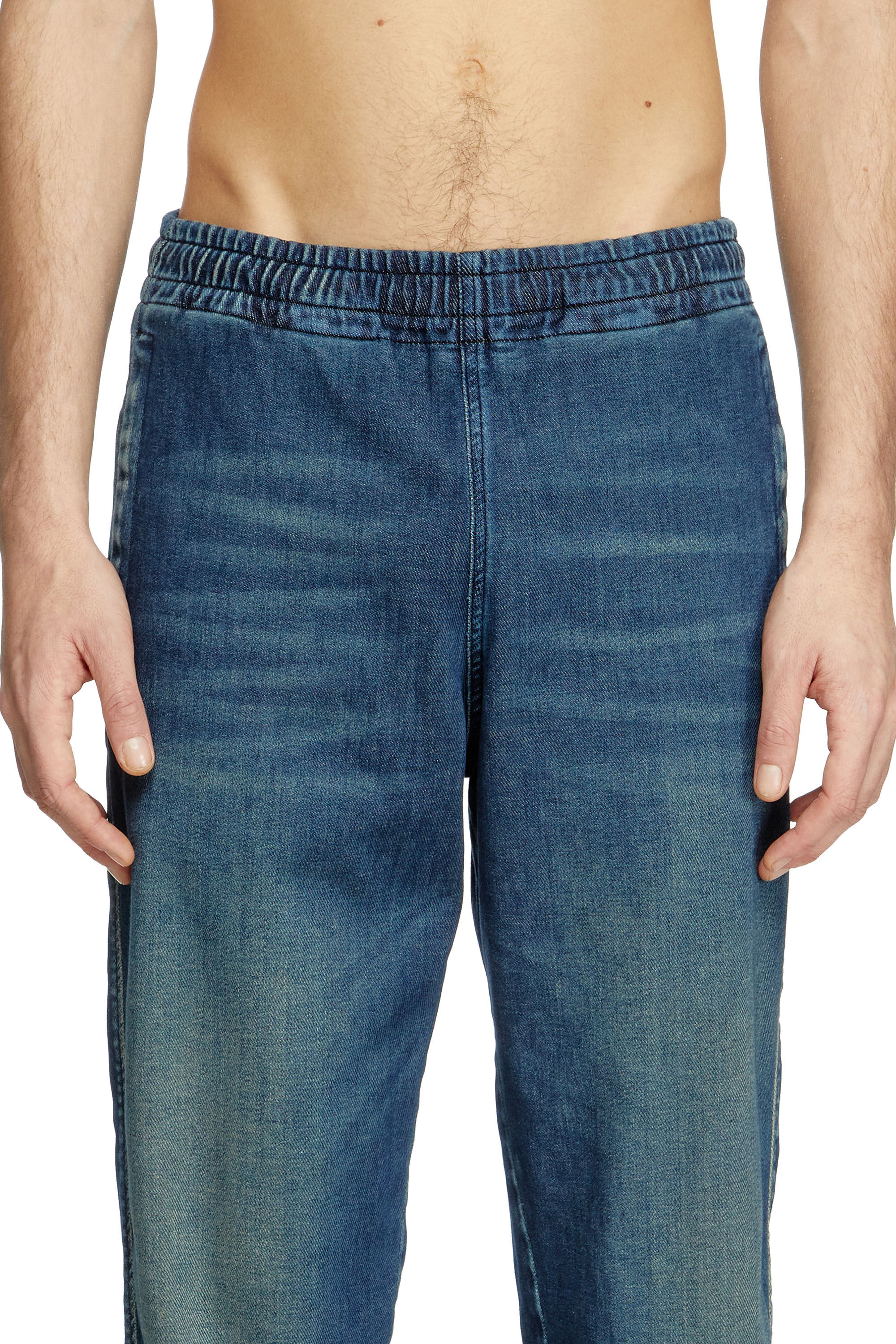 Diesel - Unisex's Slim D-Labb Track denim 09L75, Medium Blue - 4