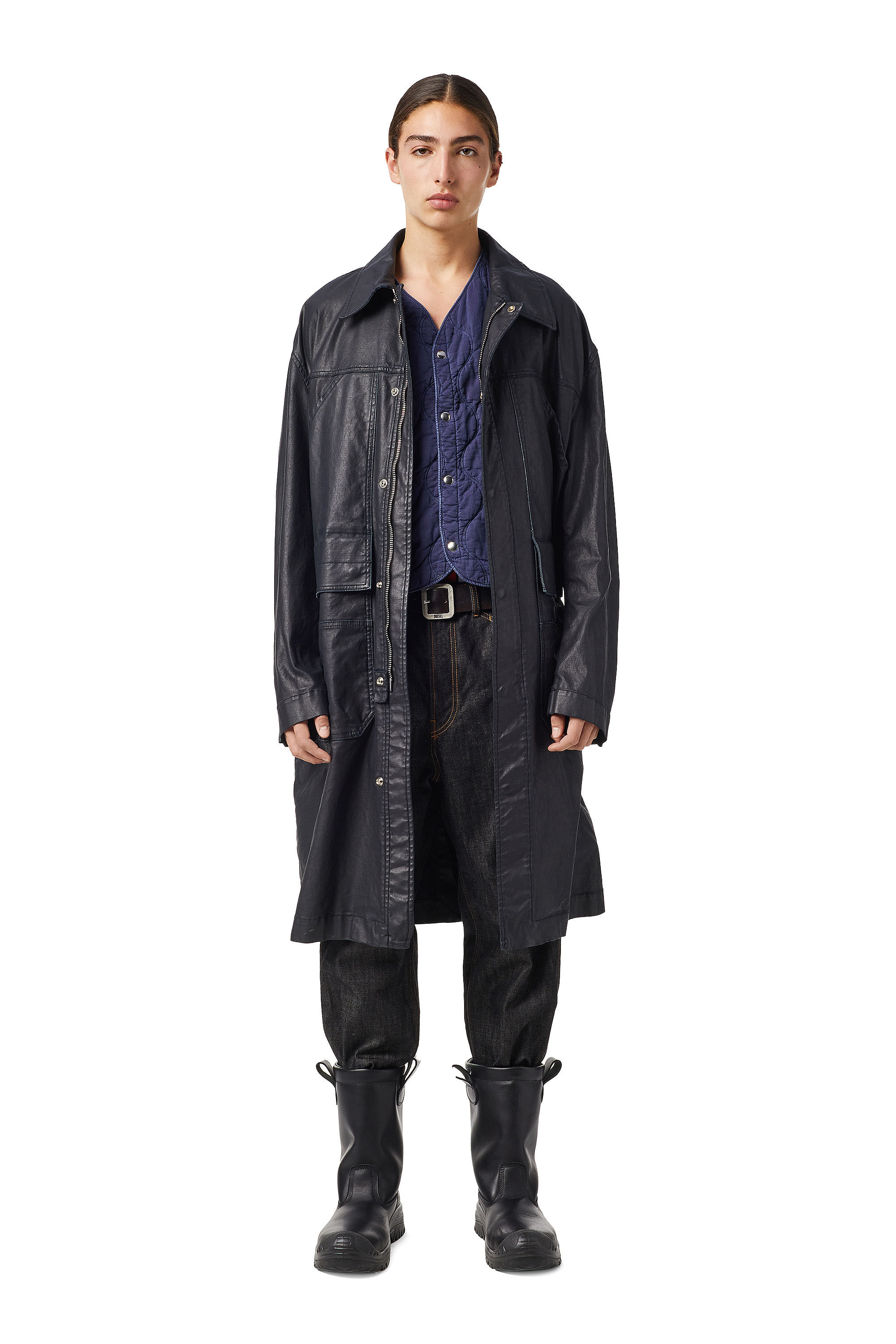 Diesel long shop coat