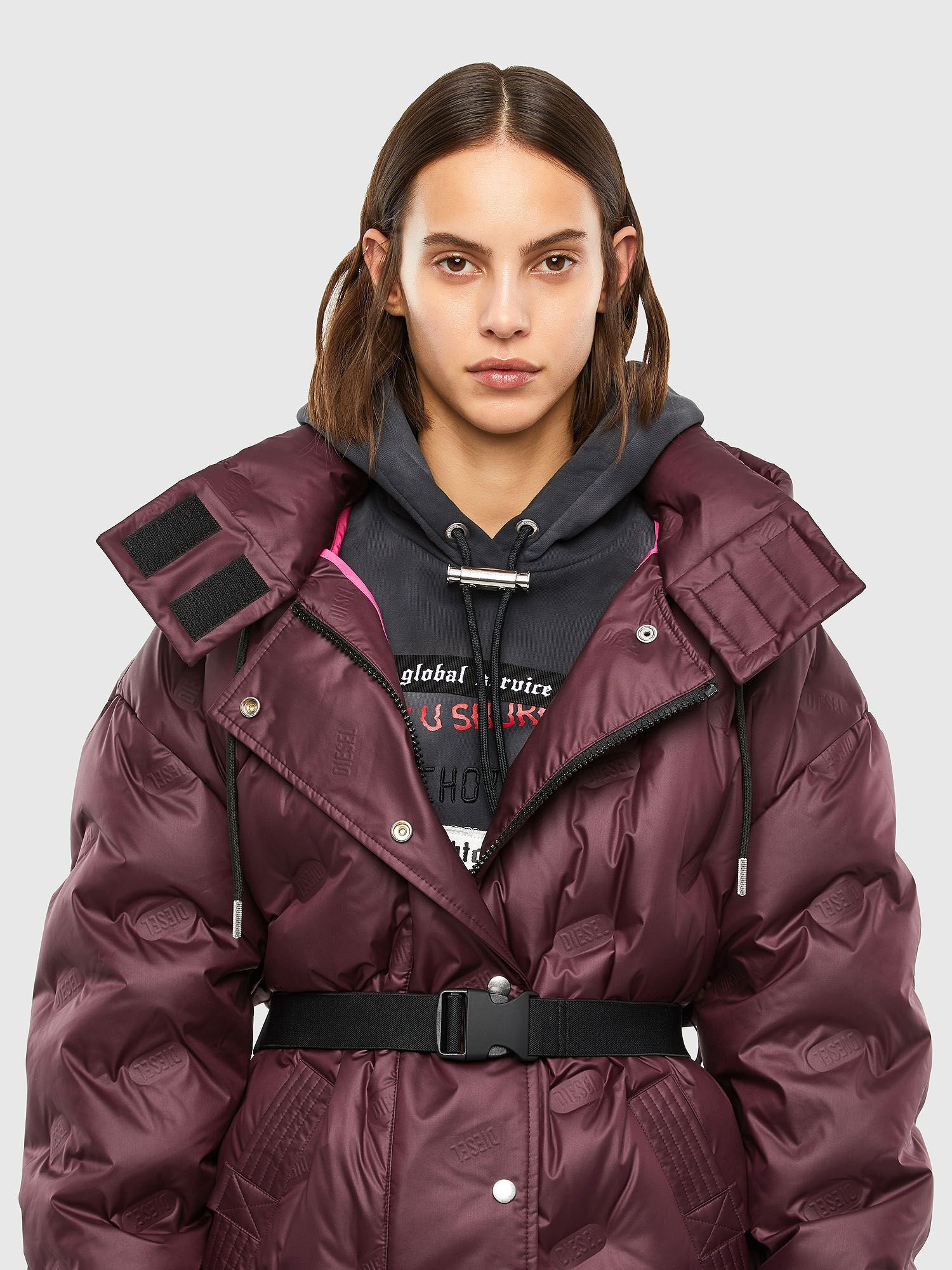 Diesel down jacket women's cheap