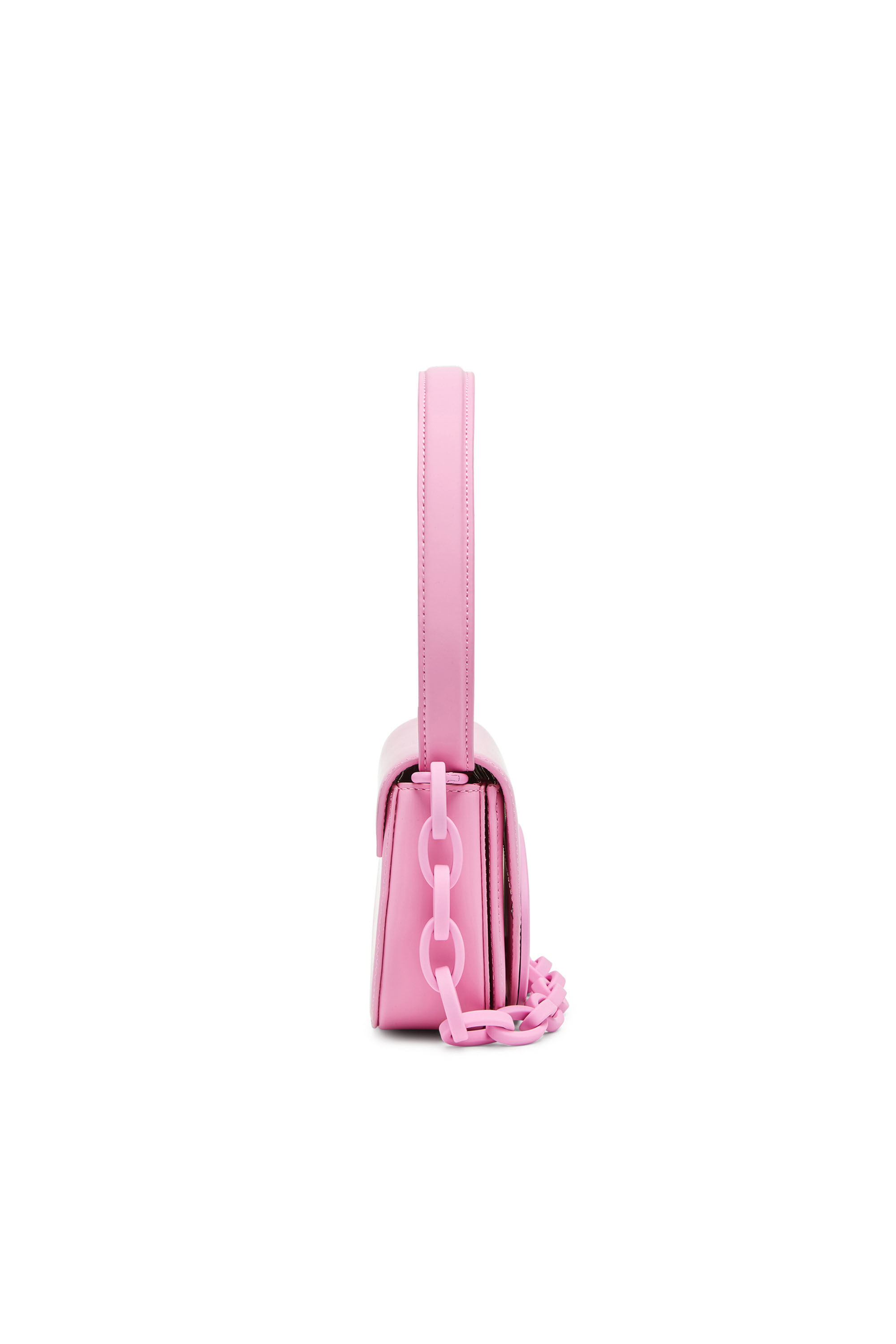 Pink leather shoulder bag 2025